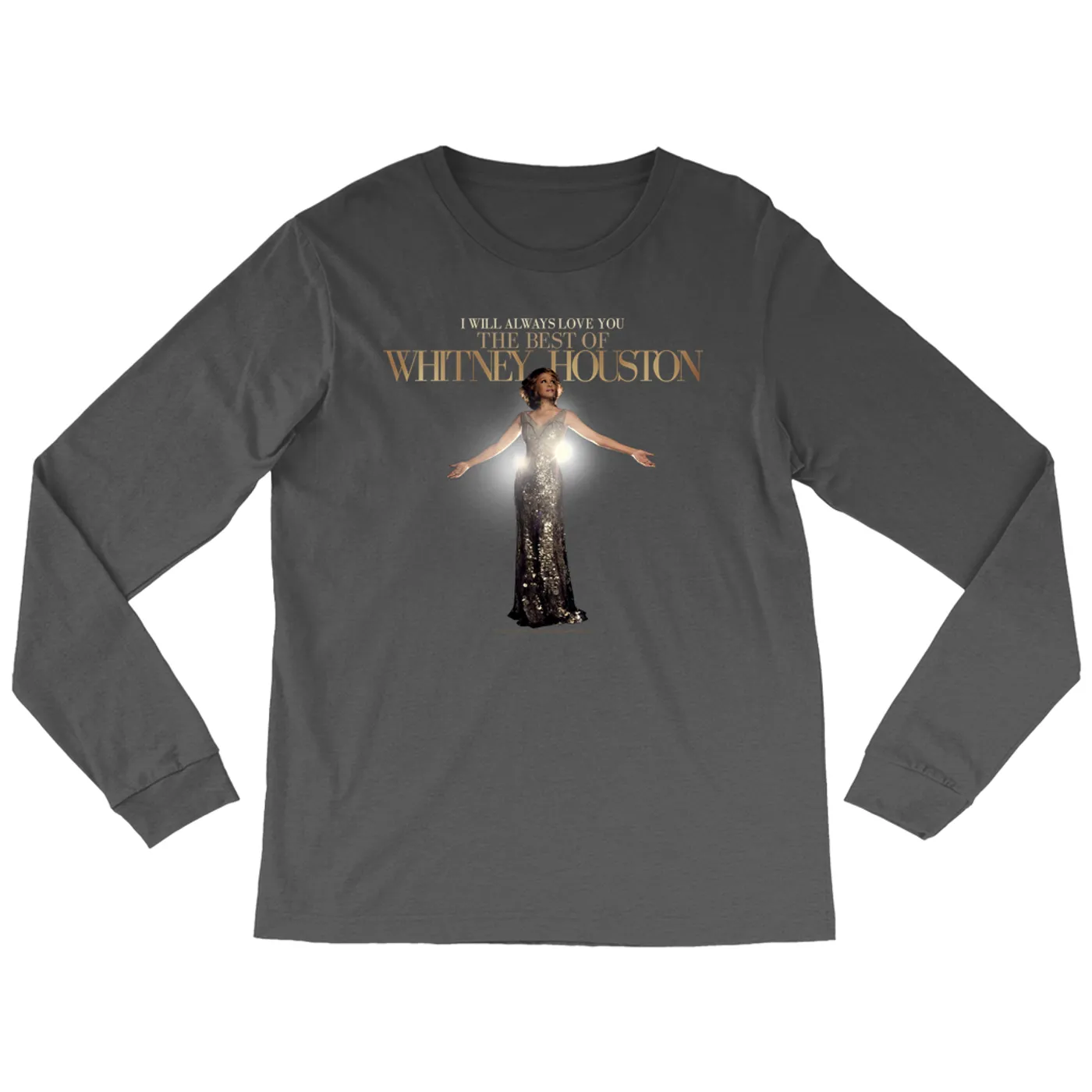 Whitney Houston Long Sleeve Shirt | I Will Always Love You Single Album Cover Whitney Houston Shirt