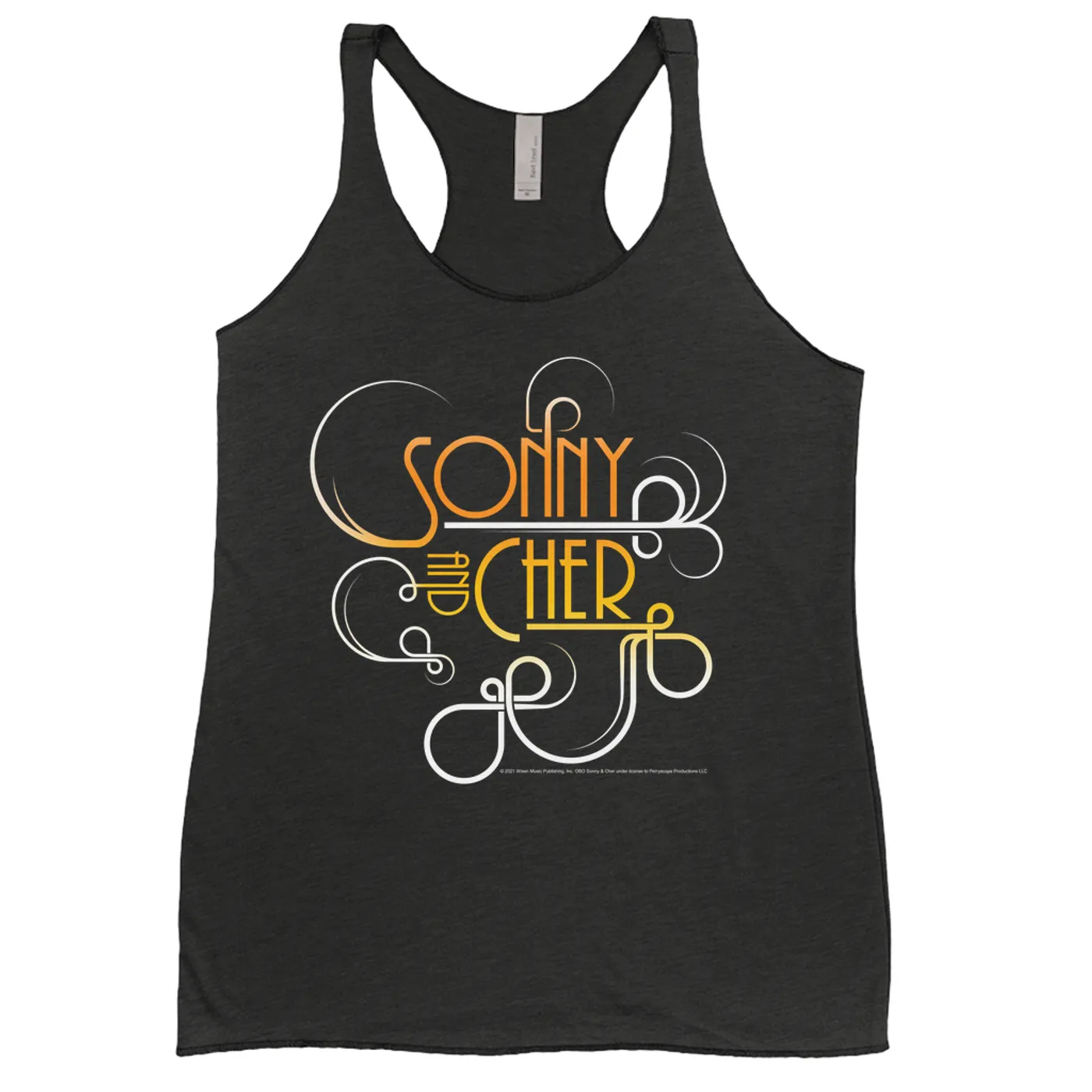 Sonny & Cher Ladies' Tank Top | Mod TV Retro Logo Sonny and Cher Shirt (Merchbar Exclusive)