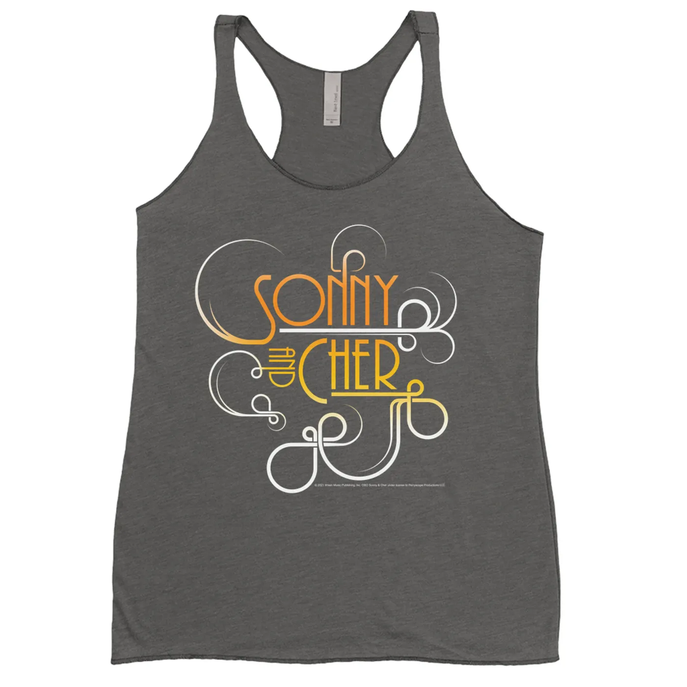 Sonny & Cher Ladies' Tank Top | Mod TV Retro Logo Sonny and Cher Shirt (Merchbar Exclusive)