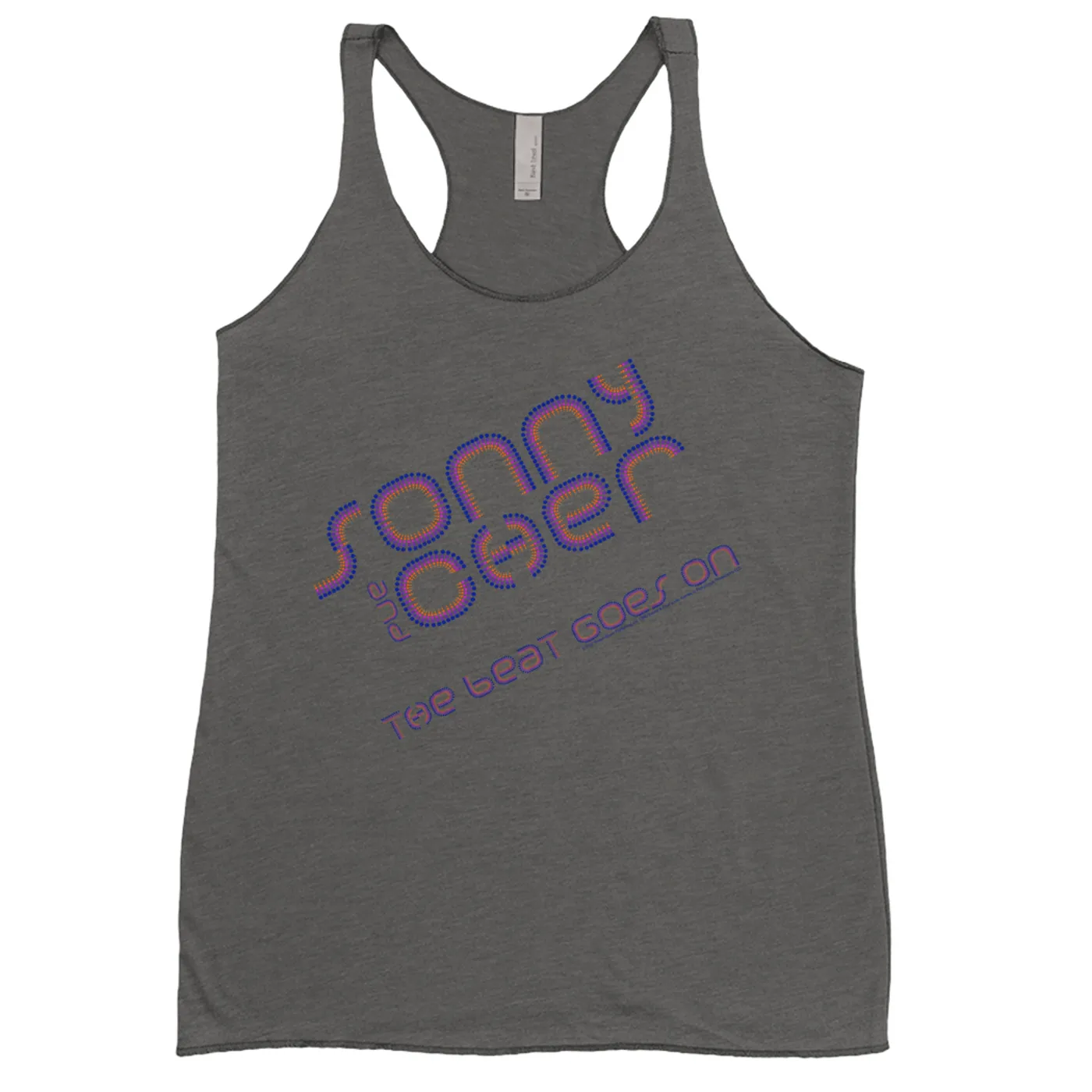 Sonny & Cher Ladies' Tank Top | The Beat Goes On Colorful Logo Sonny and Cher Shirt