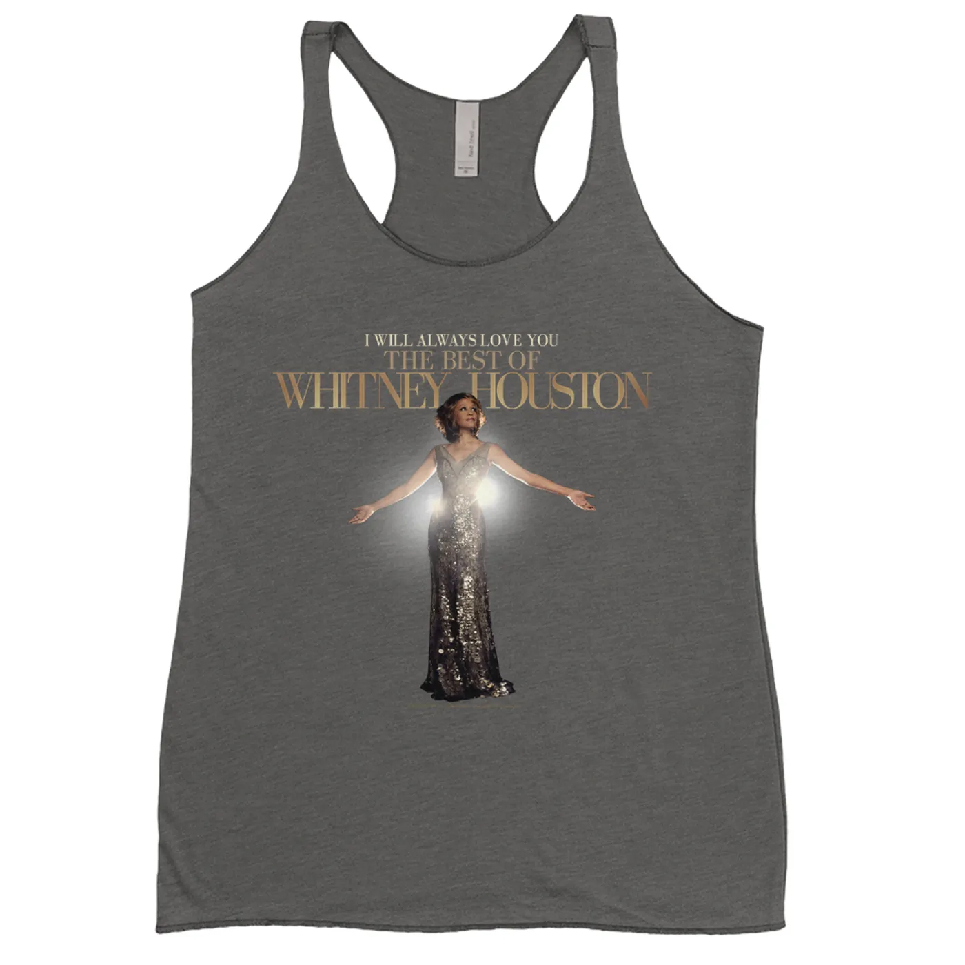 Whitney Houston Ladies' Tank Top | I Will Always Love You Single Album Cover Whitney Houston Shirt