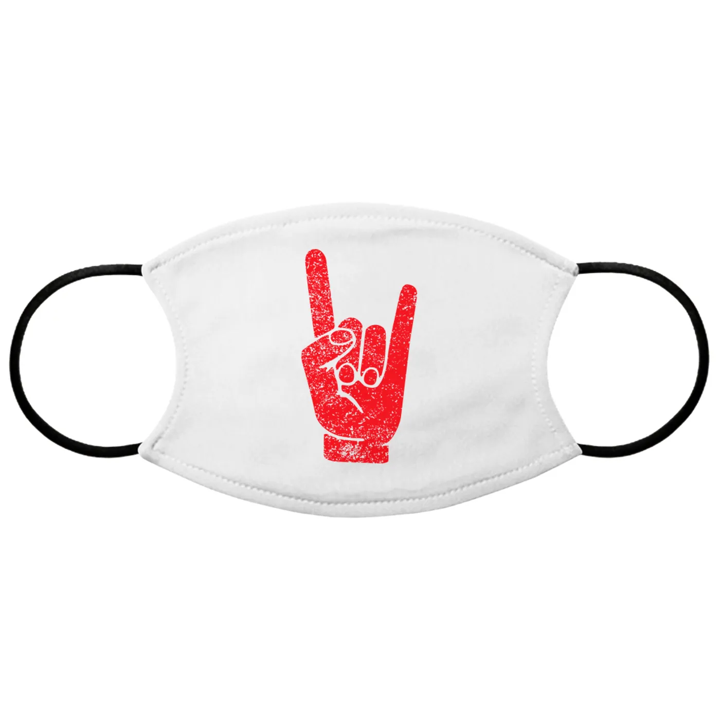 Merchbar Music Life Face Mask | The Sign Of Metal Merchbar Music Life Face Mask
