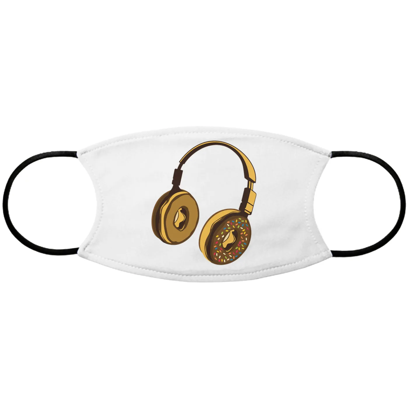 Merchbar Music Life Face Mask | Delicious Donut Beats Merchbar Music Life Face Mask