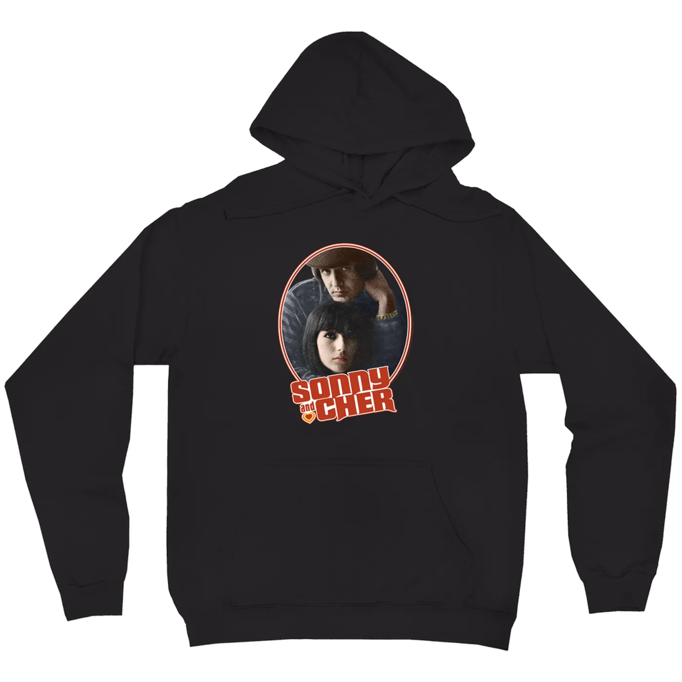 Sonny & Cher Hoodie | Sonny And Cher Retro Design Sonny and Cher Hoodie (Merchbar Exclusive)