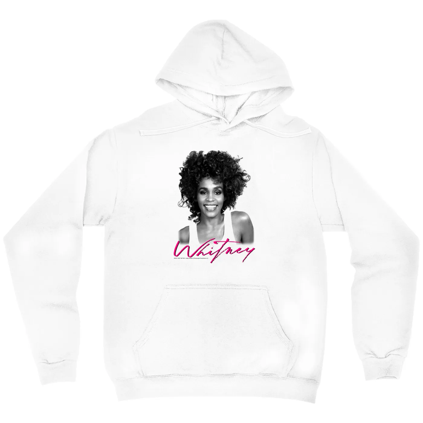 Whitney Houston Hoodie | I Wanna Dance With Somebody Album Photo And Logo Whitney Houston Hoodie