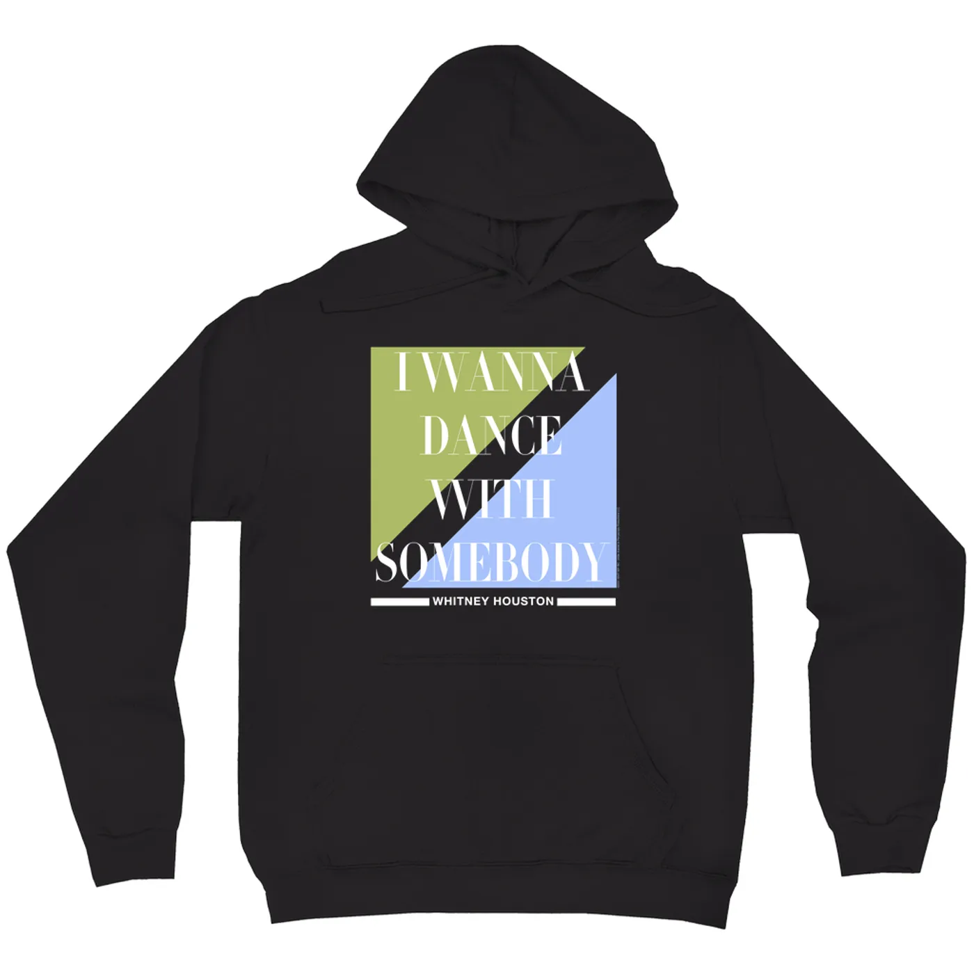 Whitney Houston Hoodie | I Wanna Dance With Somebody Classy Pastel Design Whitney Houston Hoodie