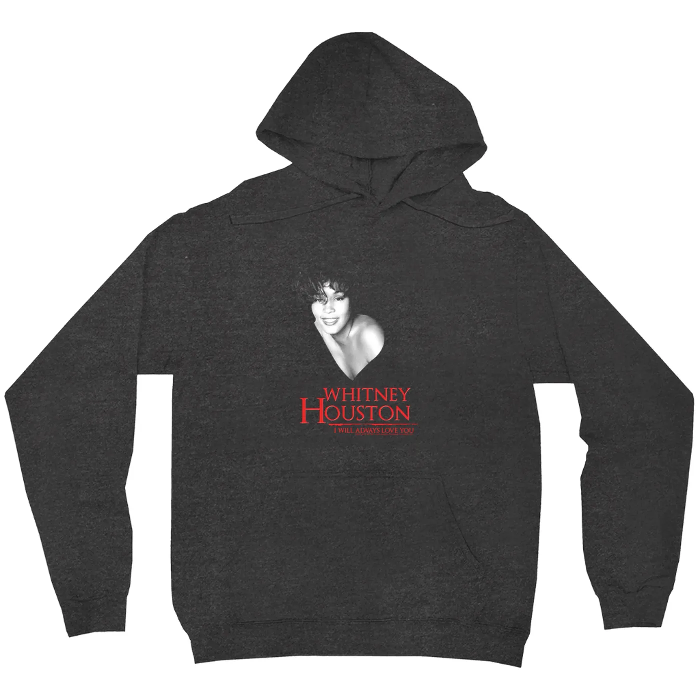Whitney Houston Hoodie | I Will Always Love You Logo And Photo Whitney Houston Hoodie