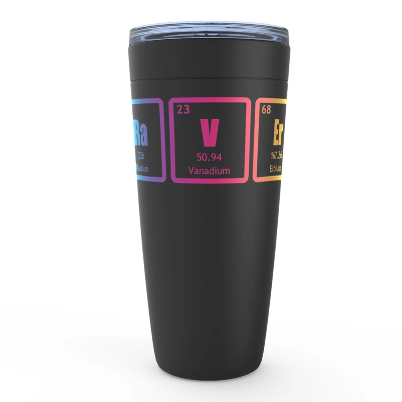 Merchbar Music Life Viking Tumbler | Raver Periodic Table Ombre Design Merchbar Music Life Tumbler