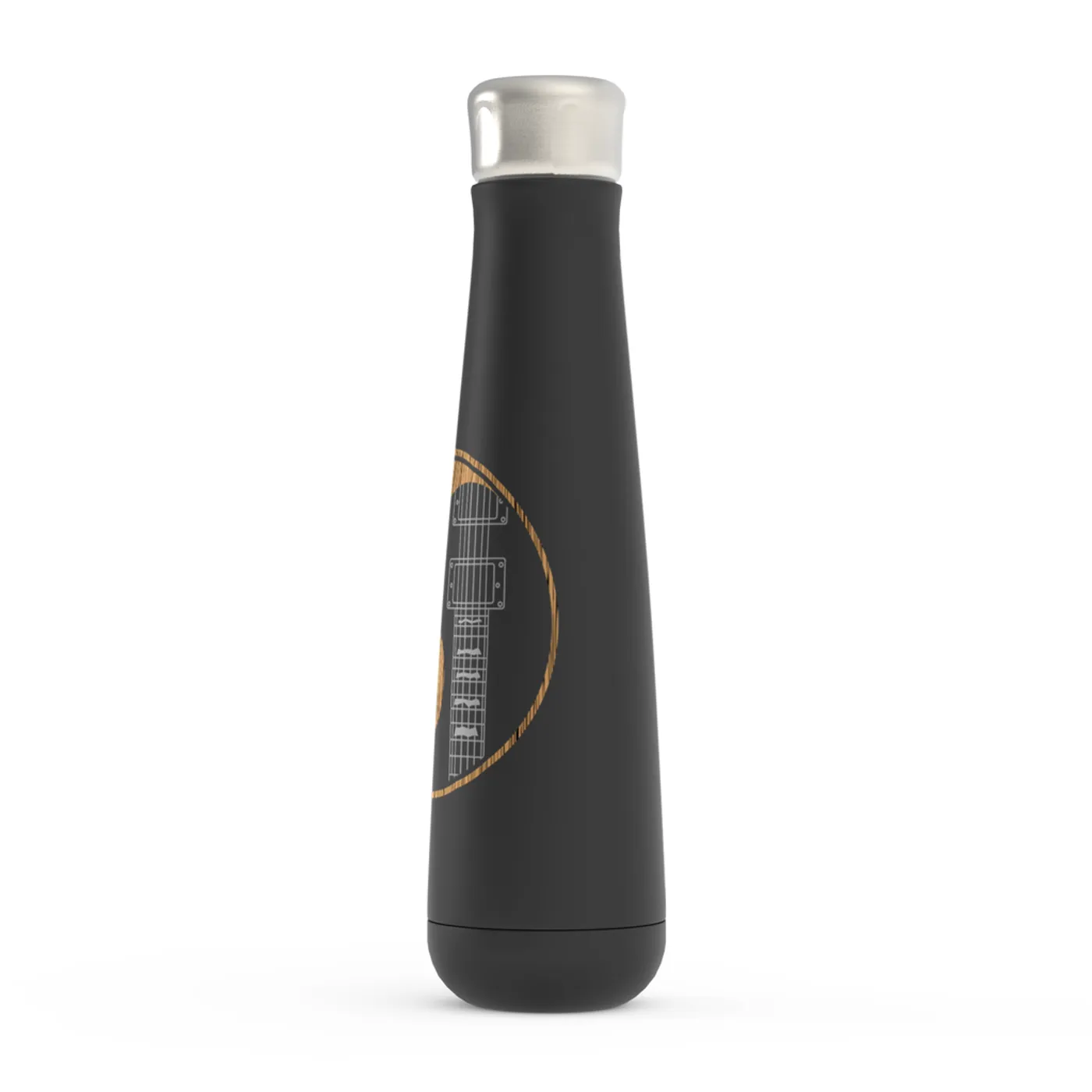 Merchbar Music Life Water Bottle | Guitar Yin-Yang Merchbar Music Life Water Bottle