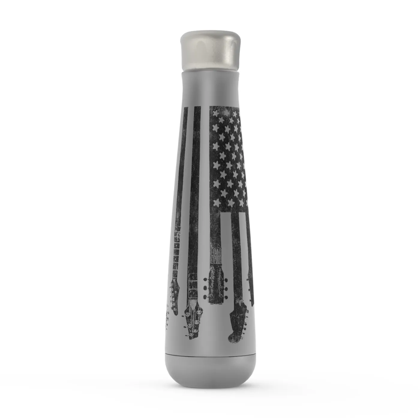 Merchbar Music Life Water Bottle | Flag Guitar Merchbar Music Life Water Bottle