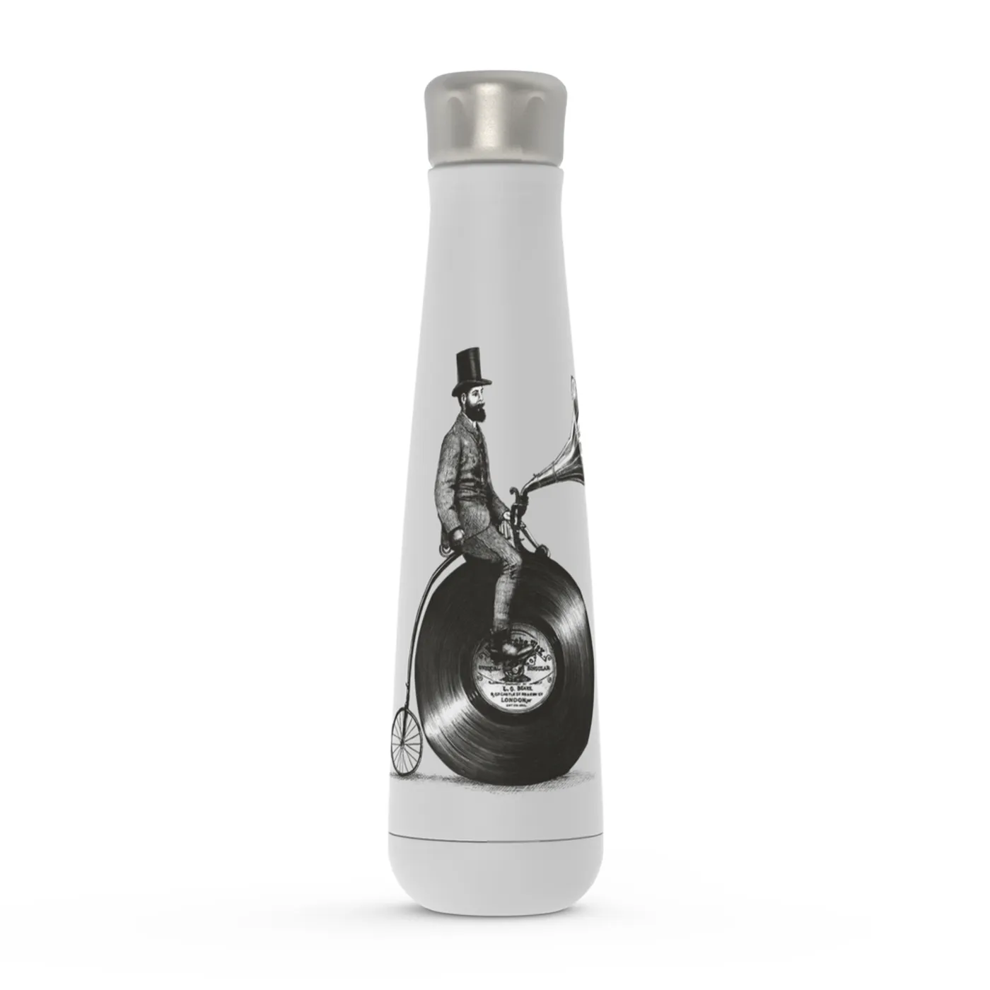 Merchbar Music Life Water Bottle | Riding The Gramophone Merchbar Music Life Water Bottle
