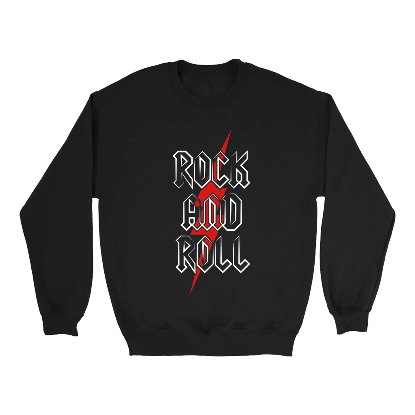 Merchbar Music Life Sweatshirt | Rock n' Roll Bolt Merchbar Music Life Sweatshirt