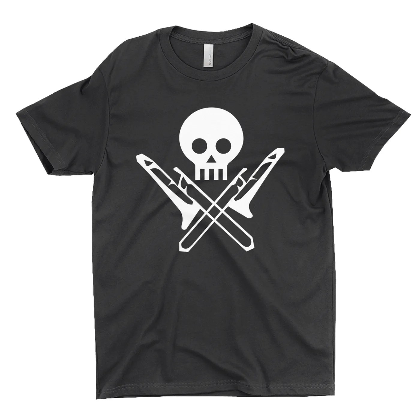 Merchbar Music Life T-Shirt | Skull And Trombones Merchbar Music Life Shirt