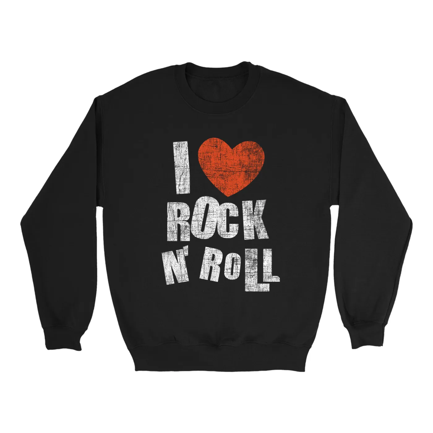 Merchbar Music Life Sweatshirt | I Heart Rock n' Roll Merchbar Music Life Sweatshirt
