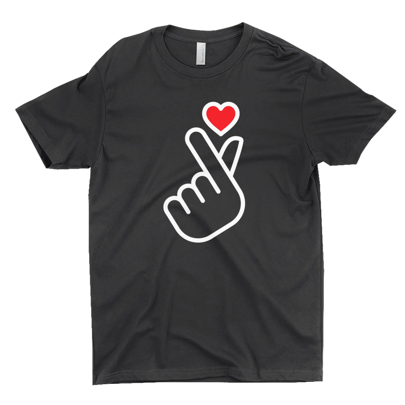 Merchbar Music Life T-Shirt | Kpop Finger Heart Design Merchbar Music Life Shirt