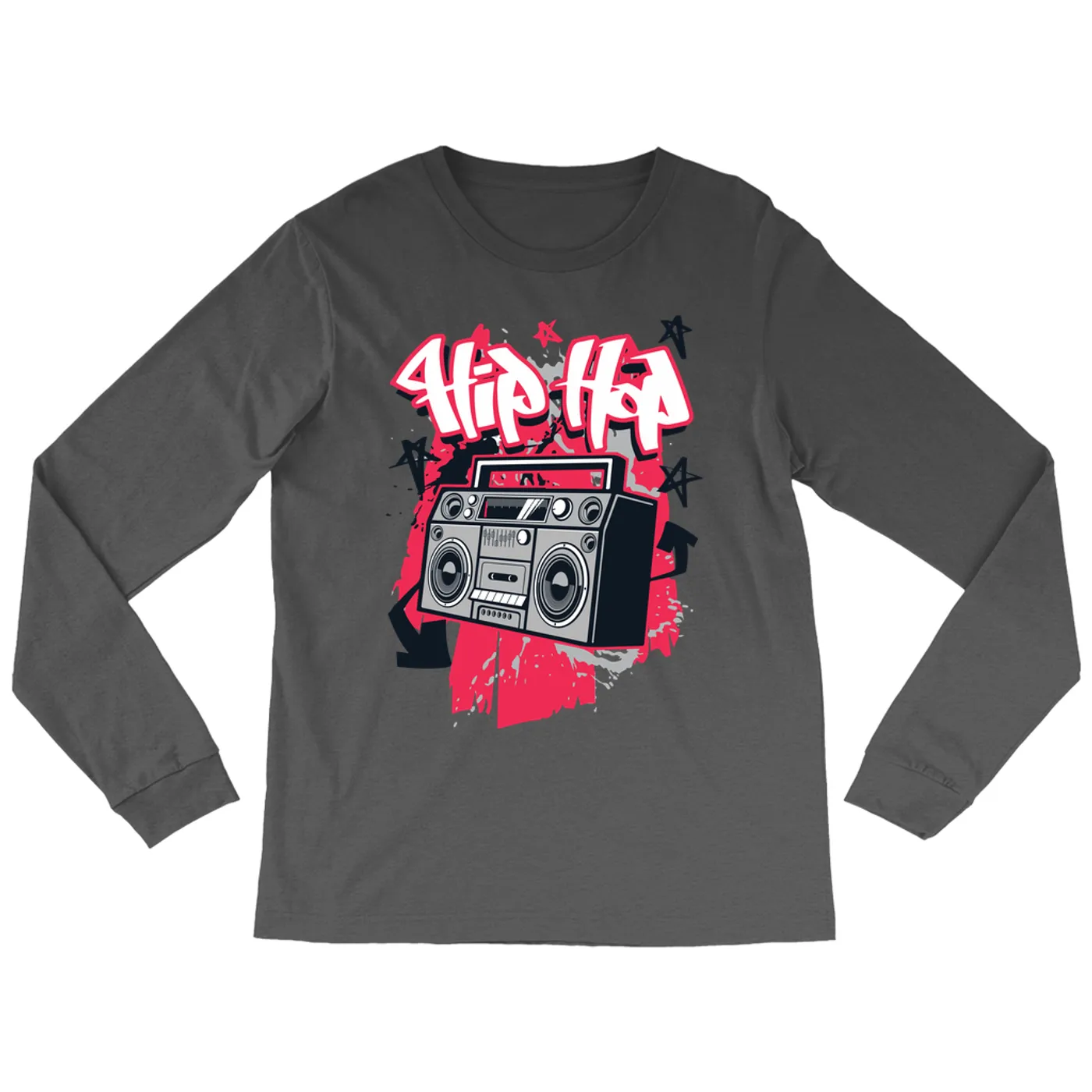 Merchbar Music Life Long Sleeve Shirt | Hip Hop Life Merchbar Music Life Shirt