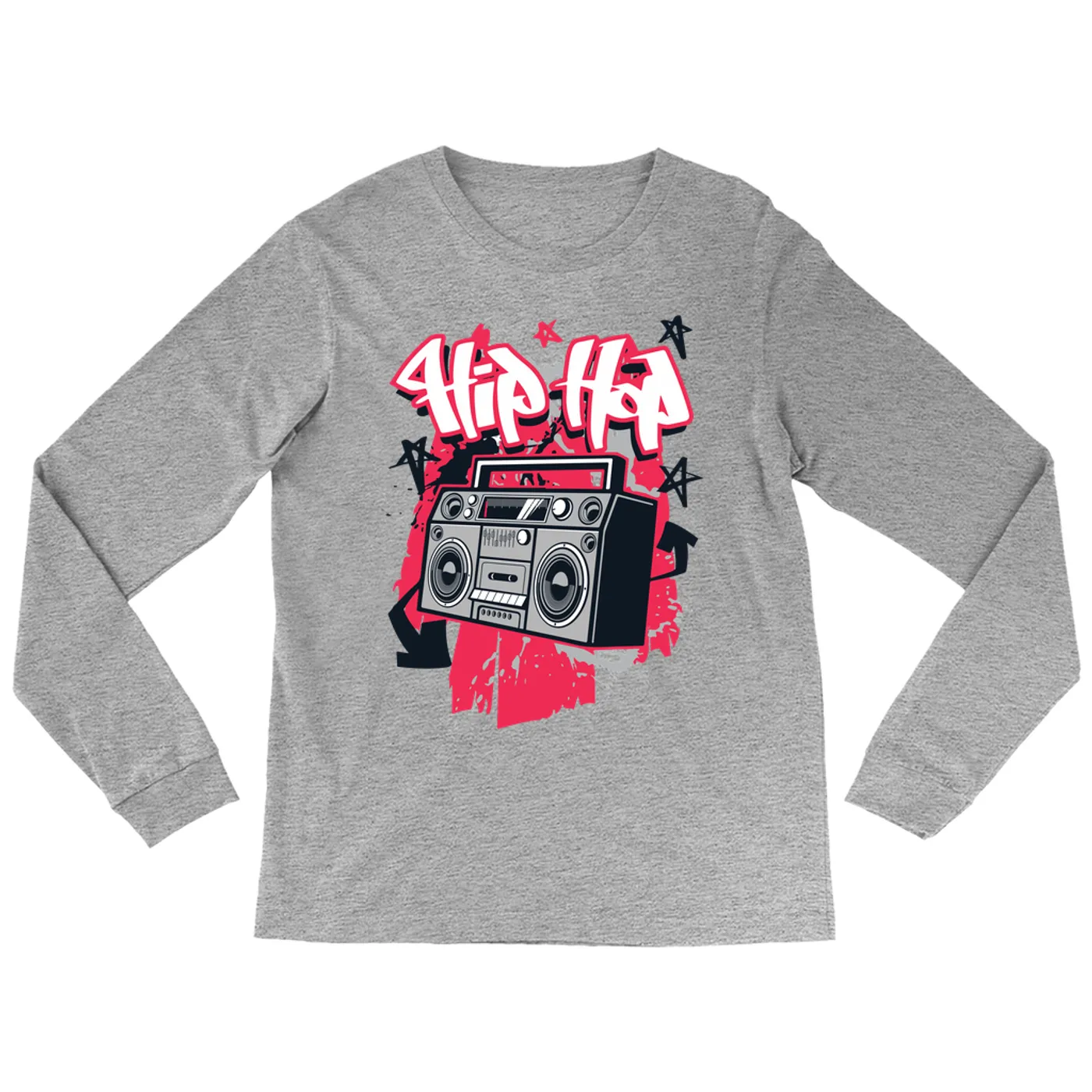 Merchbar Music Life Long Sleeve Shirt | Hip Hop Life Merchbar Music Life Shirt