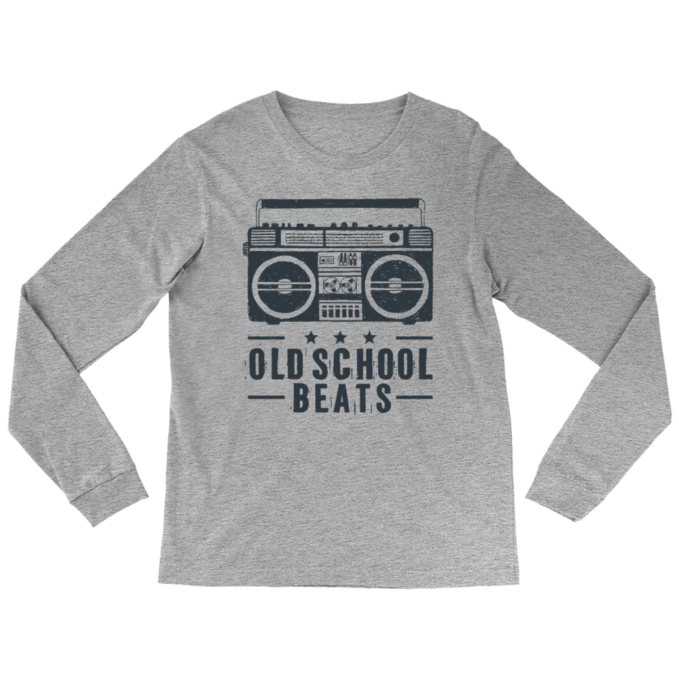 Merchbar Music Life Long Sleeve Shirt | Old School Beats Merchbar Music Life Shirt