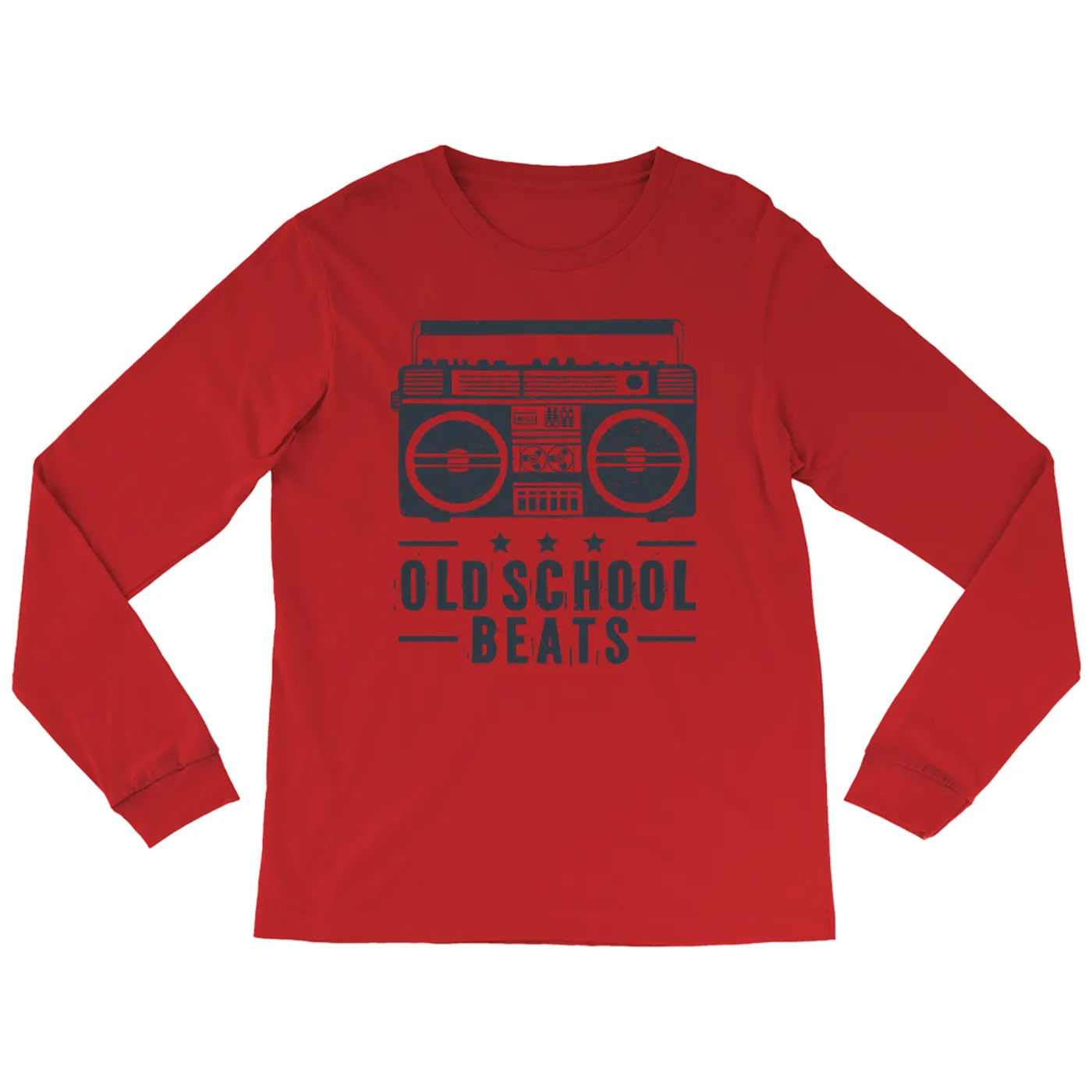 Merchbar Music Life Long Sleeve Shirt | Old School Beats Merchbar Music Life Shirt