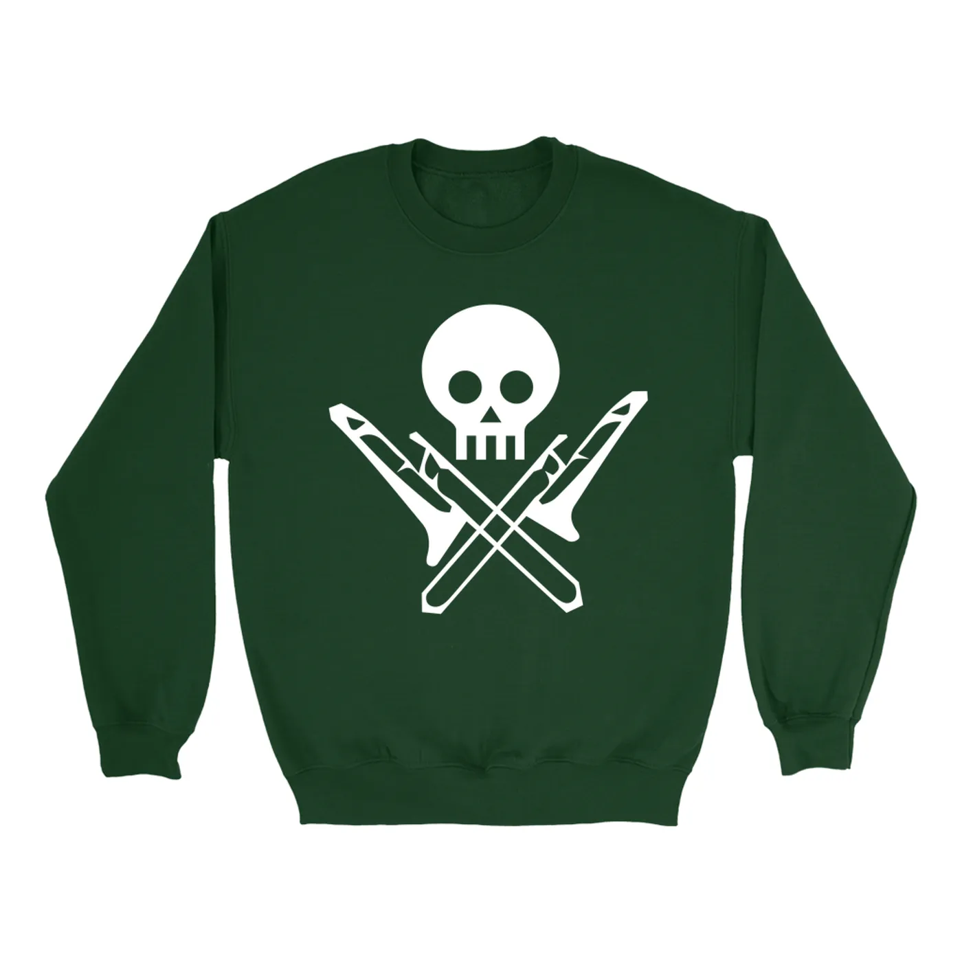 Merchbar Music Life Sweatshirt | Skull And Trombones Merchbar Music Life Sweatshirt