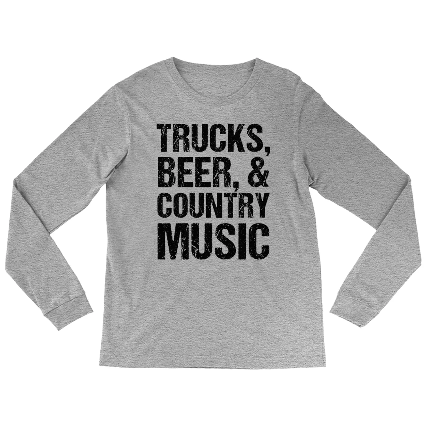 Merchbar Music Life Long Sleeve Shirt | Trucks, Beer, Country Music Merchbar Music Life Shirt