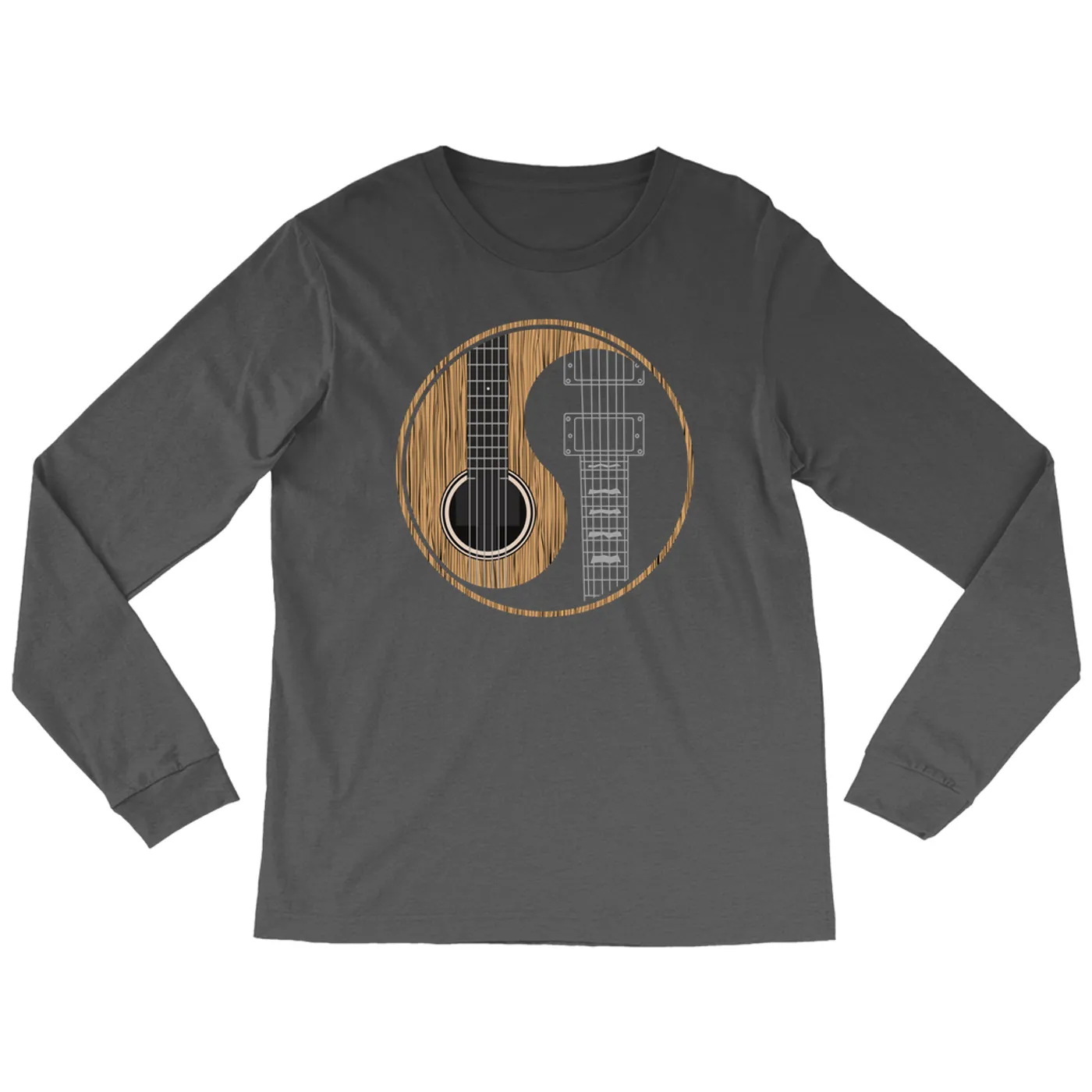 Merchbar Music Life Long Sleeve Shirt | Guitar Yin-Yang Merchbar Music Life Shirt