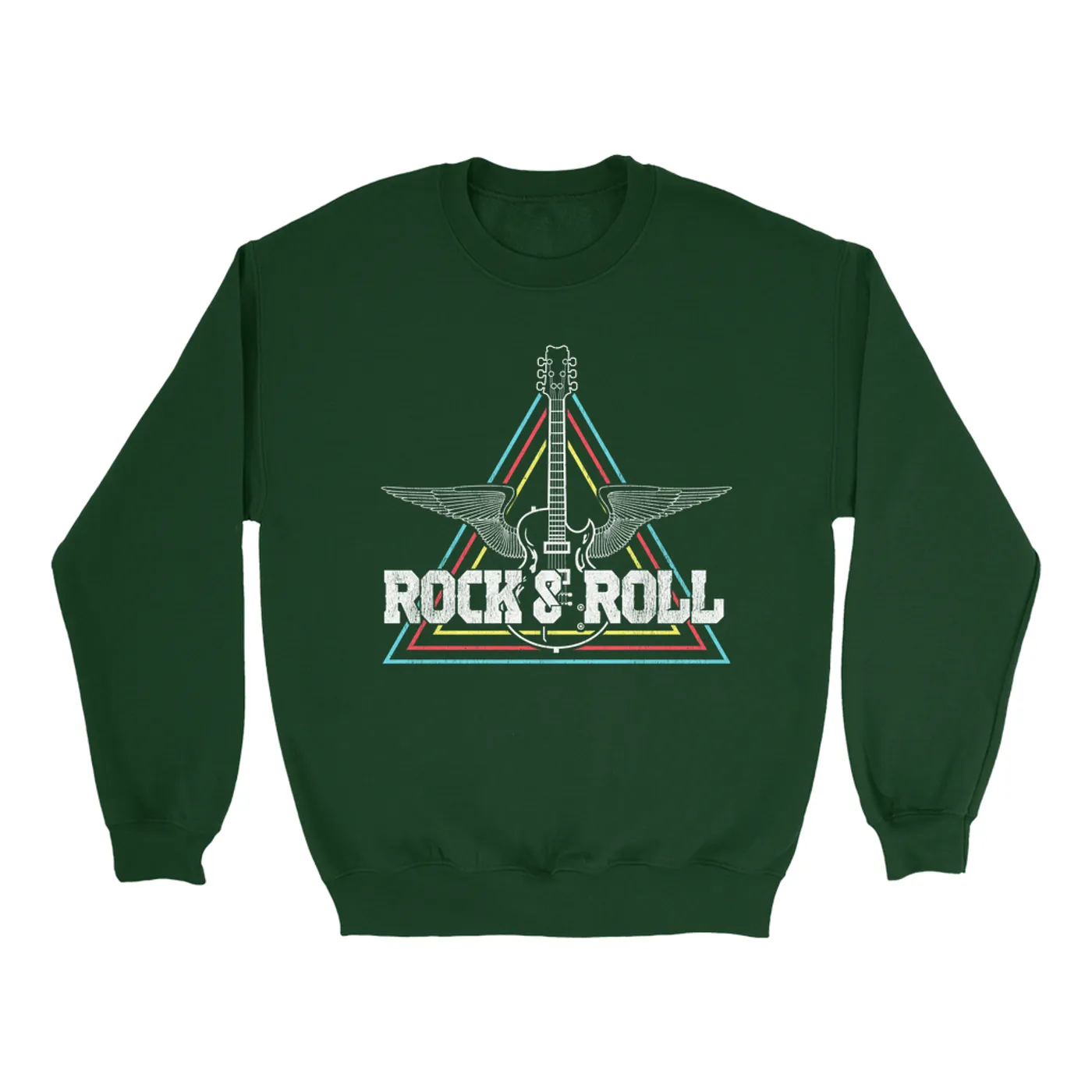 Merchbar Music Life Sweatshirt | Flying Guitar Rock n' Roll Merchbar Music Life Sweatshirt