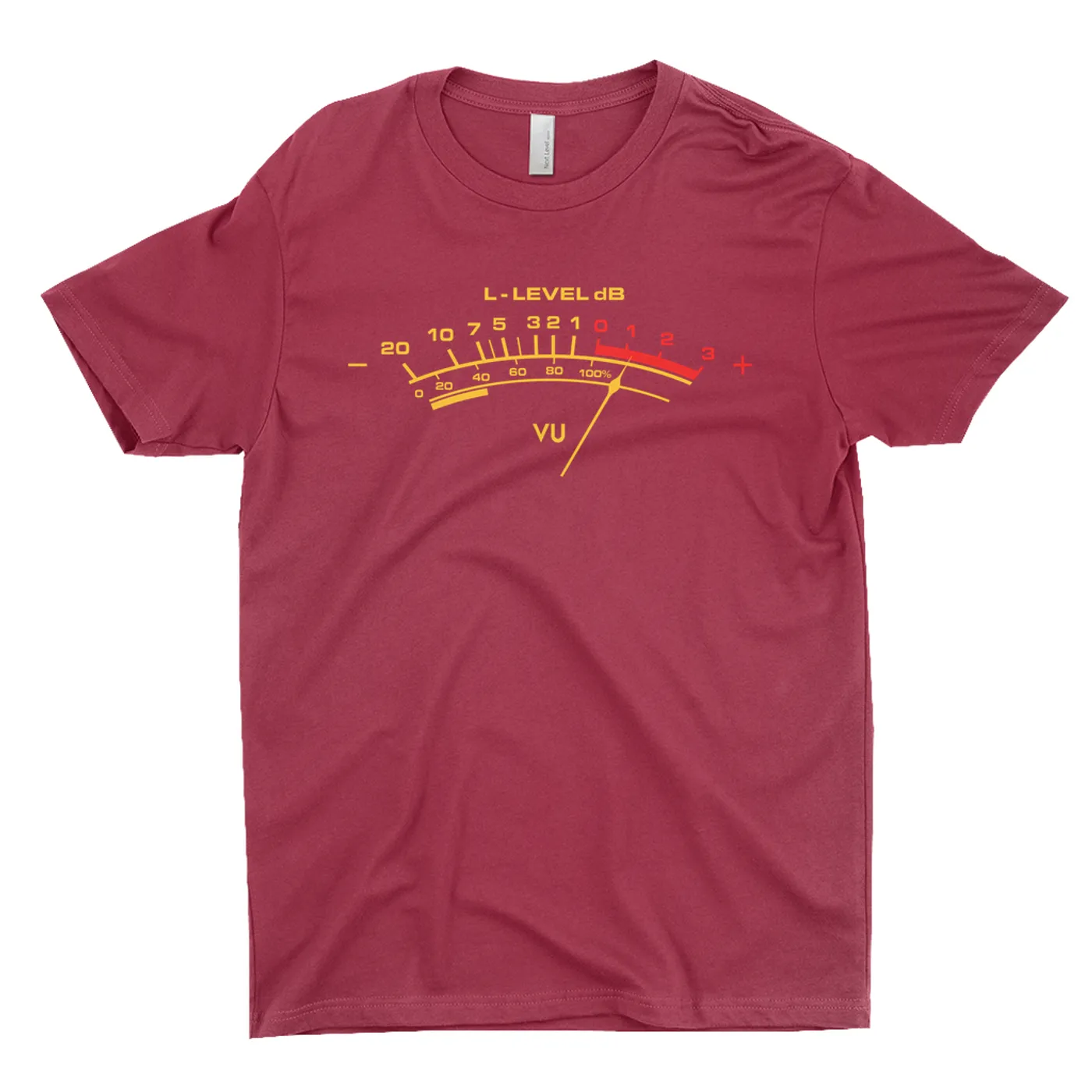 Merchbar Music Life T-Shirt | VU Audio Meter Merchbar Music Life Shirt