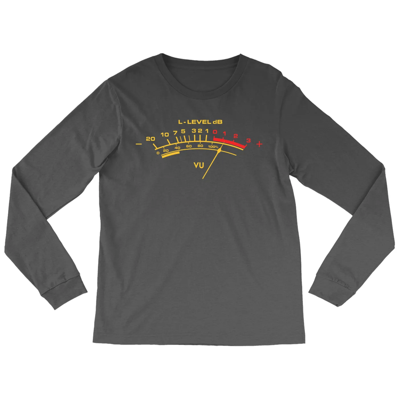 Merchbar Music Life Long Sleeve Shirt | VU Audio Meter Merchbar Music Life Shirt