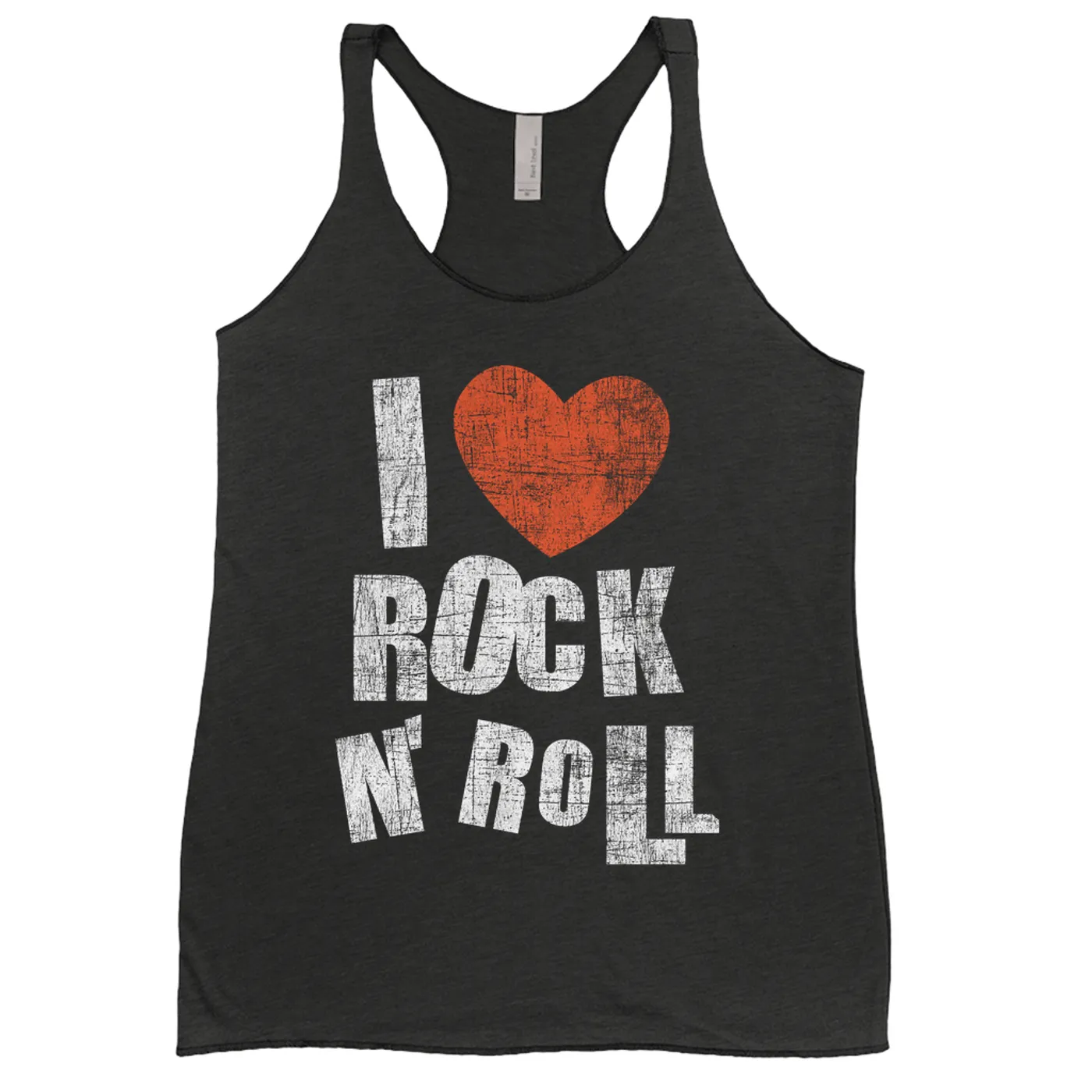 Merchbar Music Life Ladies' Tank Top | I Heart Rock n' Roll Merchbar Music Life Shirt