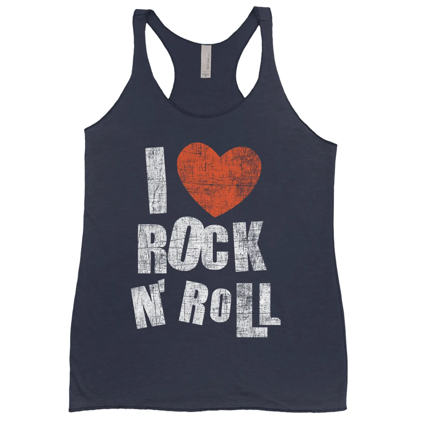 Merchbar Music Life Ladies' Tank Top | I Heart Rock n' Roll Merchbar Music Life Shirt