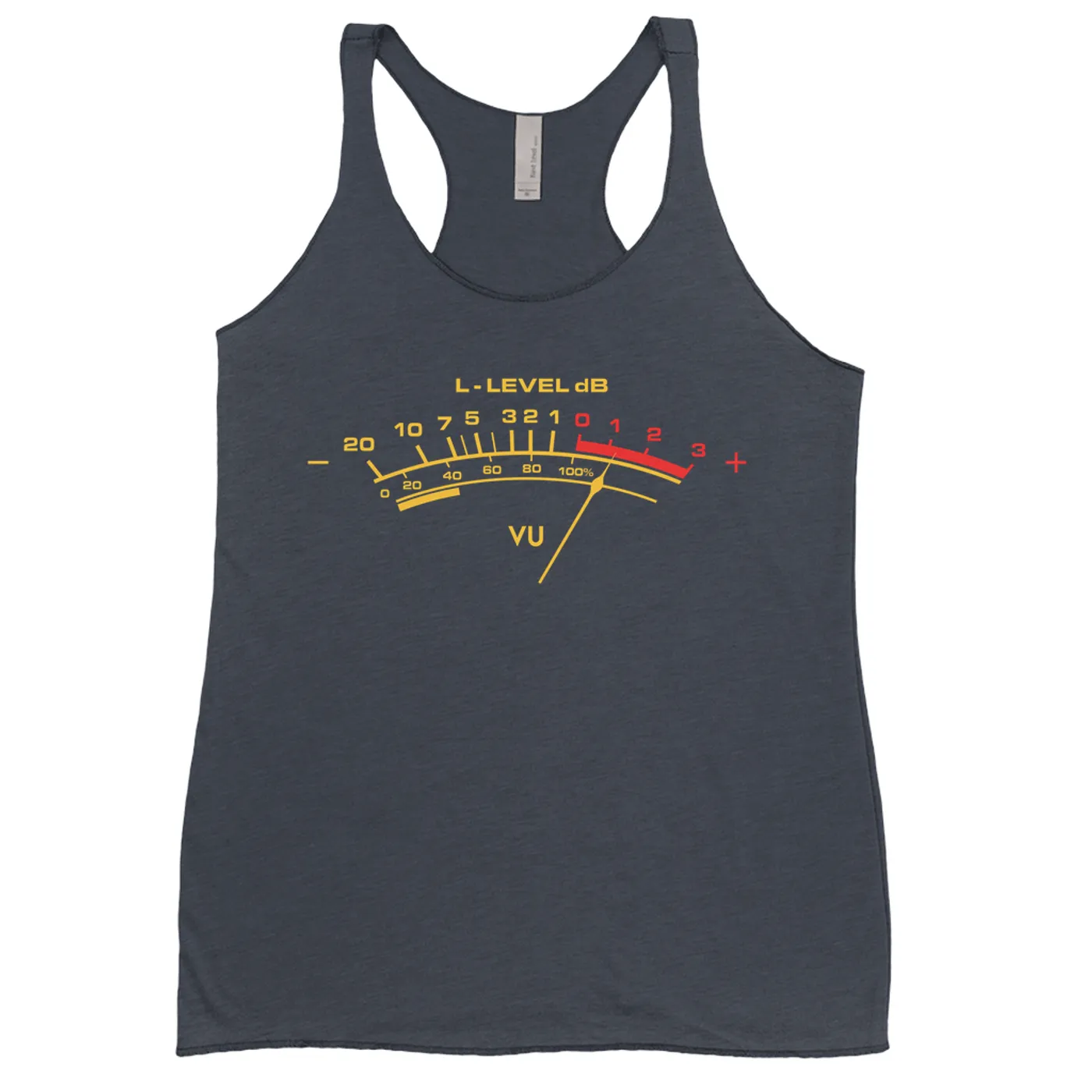 Merchbar Music Life Ladies' Tank Top | VU Audio Meter Merchbar Music Life Shirt