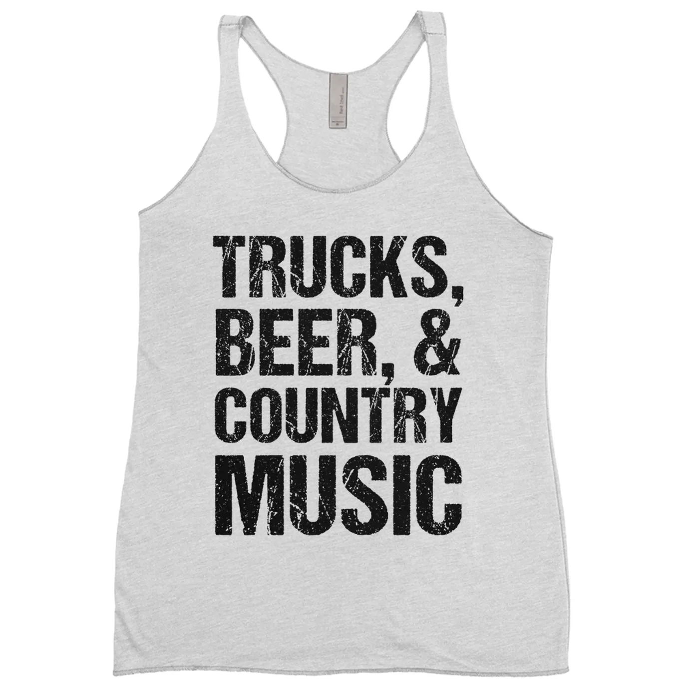 Merchbar Music Life Ladies' Tank Top | Trucks, Beer, Country Music Merchbar Music Life Shirt