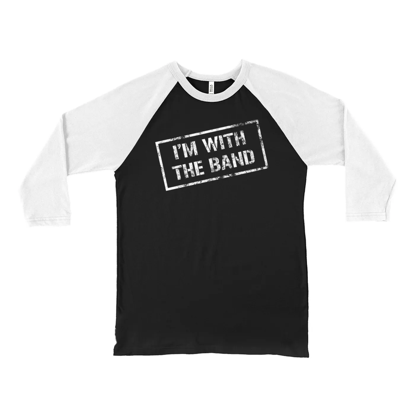 Merchbar Music Life 3/4 Sleeve Baseball Tee | I'm With The Band Merchbar Music Life Shirt