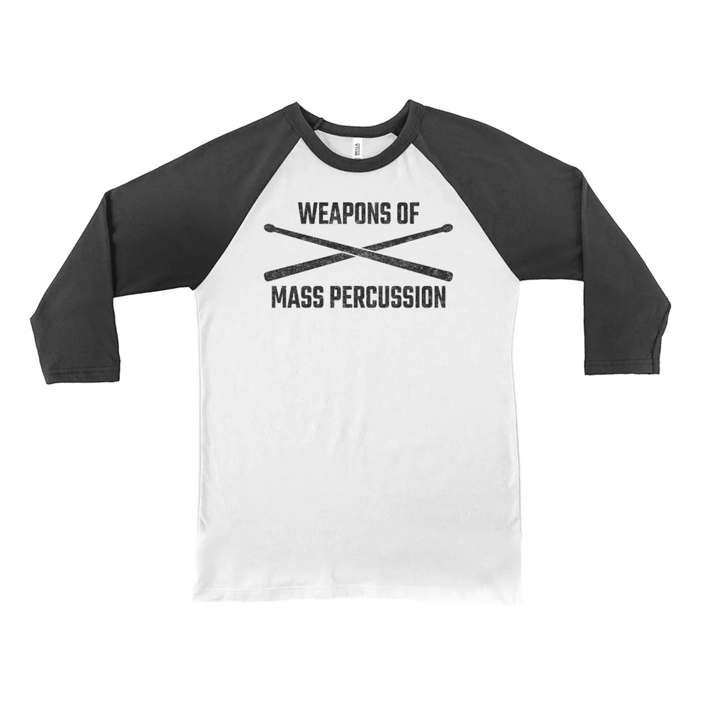 Merchbar Music Life 3/4 Sleeve Baseball Tee | Weapons Of Mass Percussion Merchbar Music Life Shirt