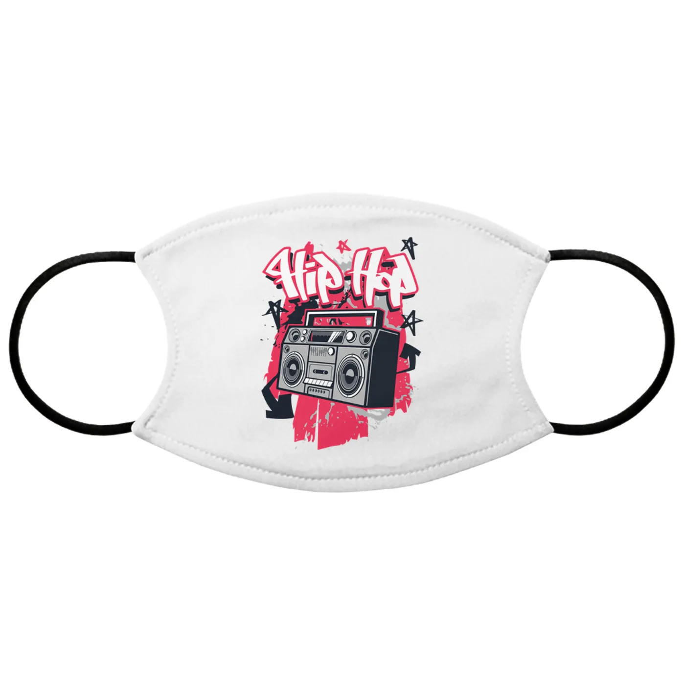Merchbar Music Life Face Mask | Hip Hop Life Merchbar Music Life Face Mask