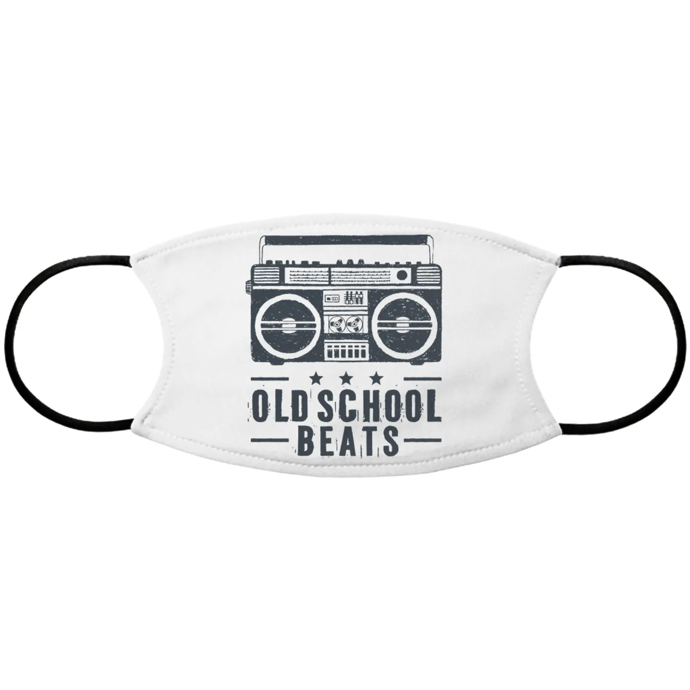 Merchbar Music Life Face Mask | Old School Beats Merchbar Music Life Face Mask