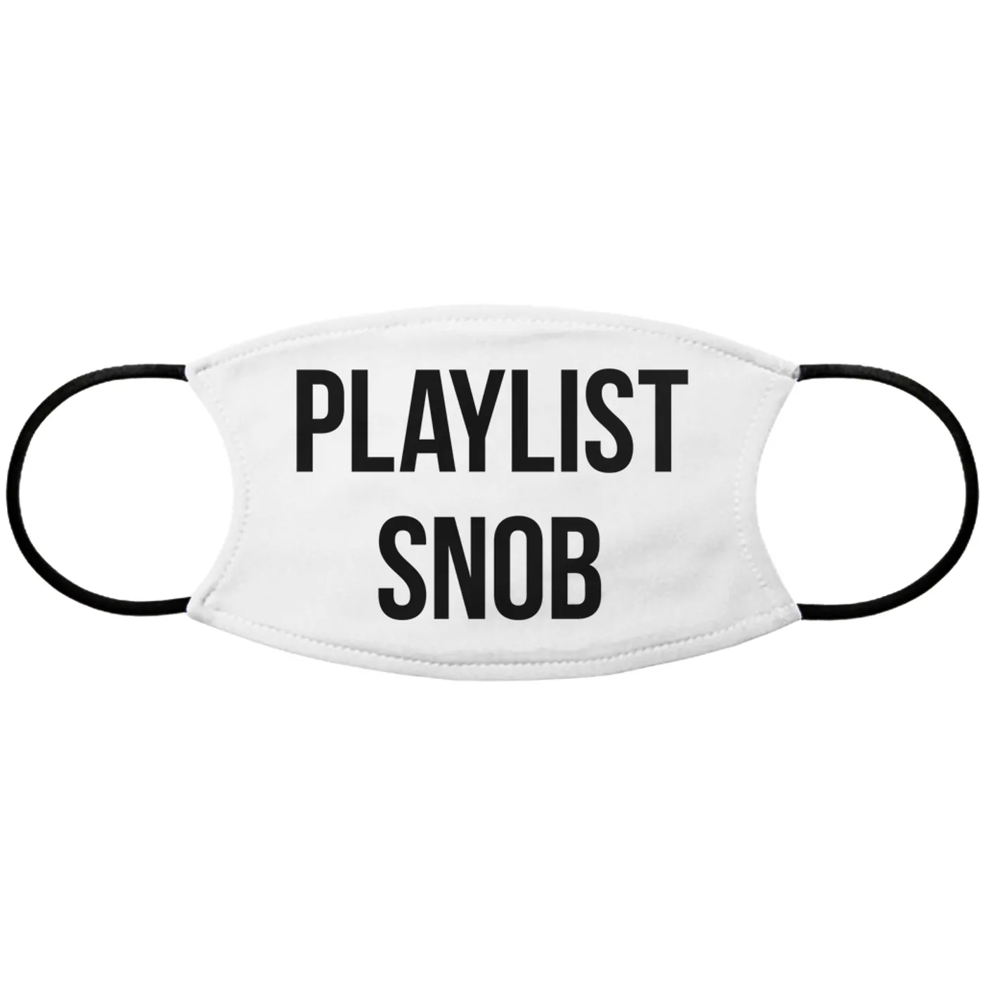 Merchbar Music Life Face Mask | Playlist Snob Merchbar Music Life Face Mask