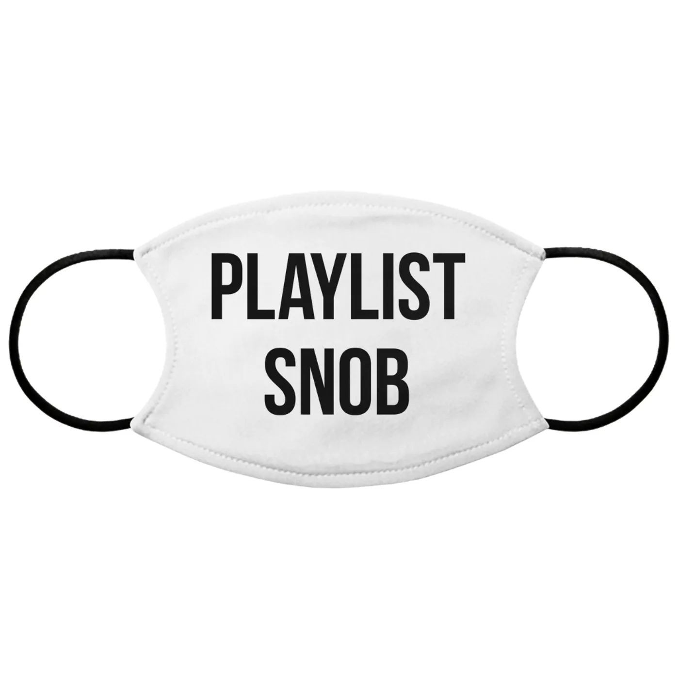 Merchbar Music Life Face Mask | Playlist Snob Merchbar Music Life Face Mask