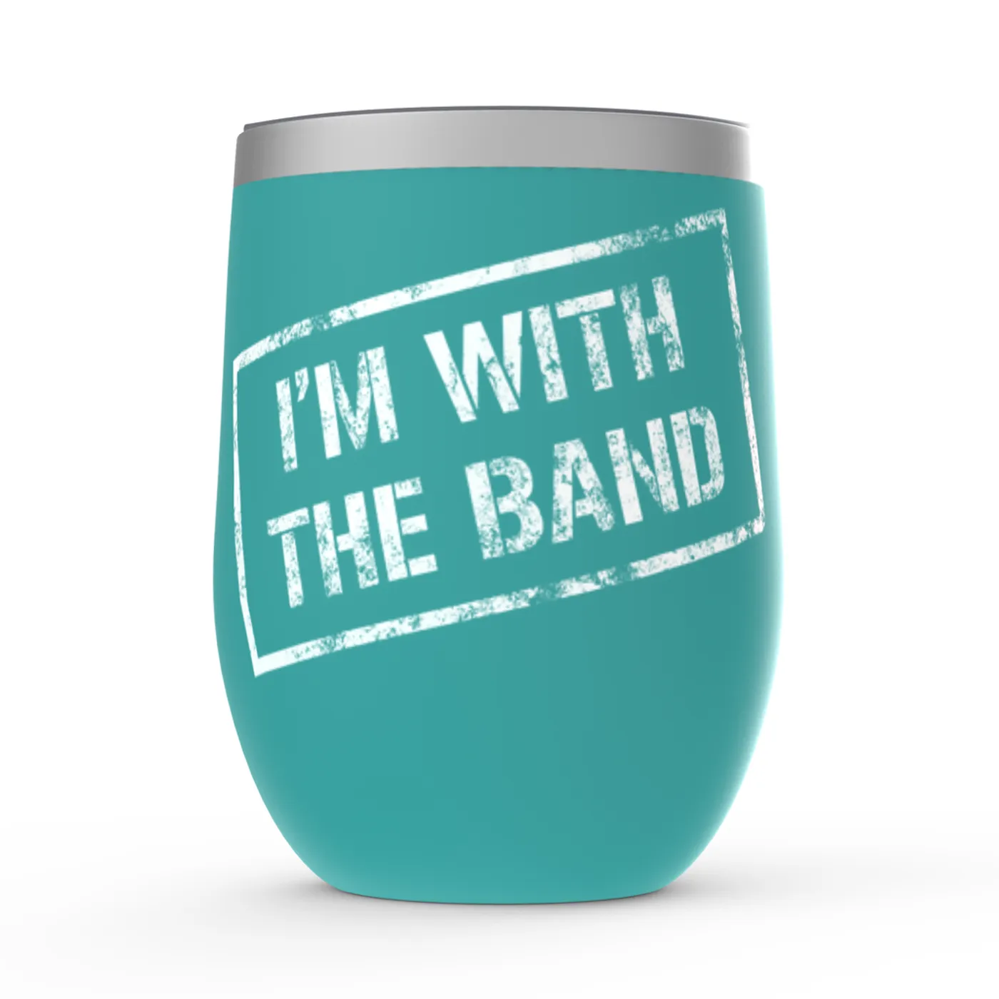 Merchbar Music Life Wine Tumbler | I'm With The Band Merchbar Music Life Stemless Wine
