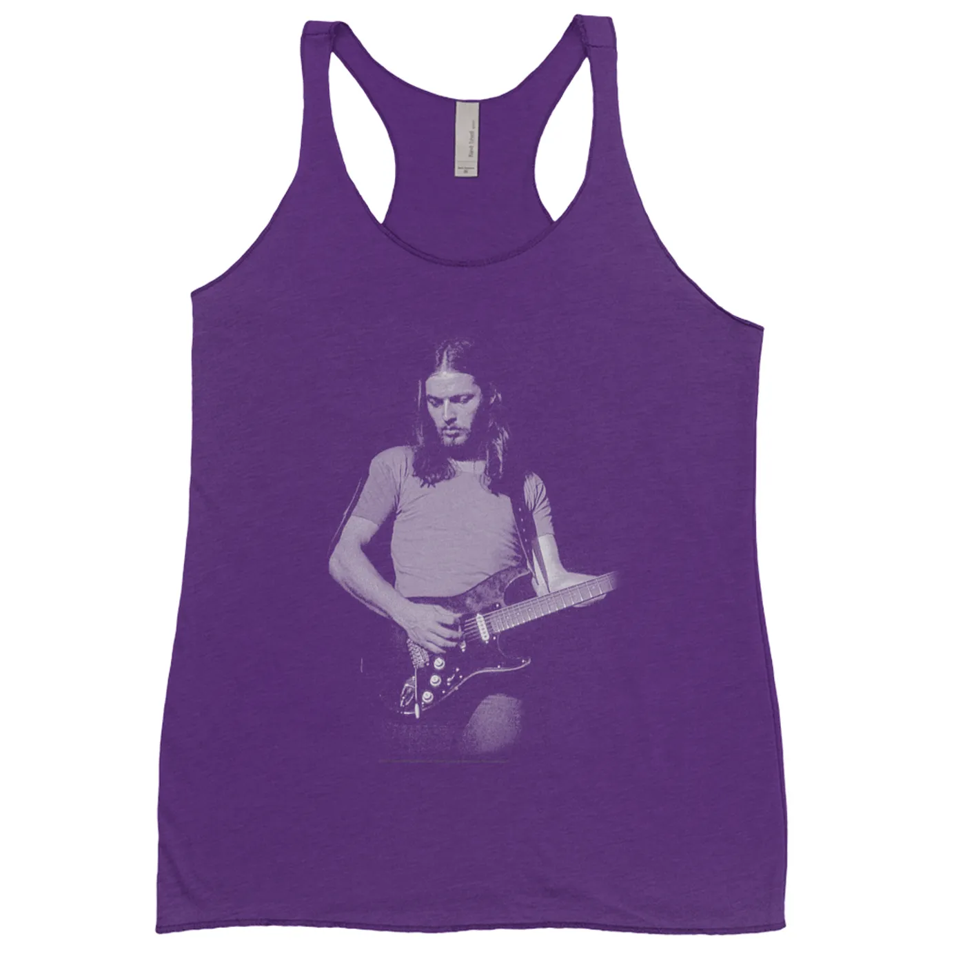 David Gilmour Bold Colored Racerback Tank | The Early Years Playing Guitar David Gilmour Shirt