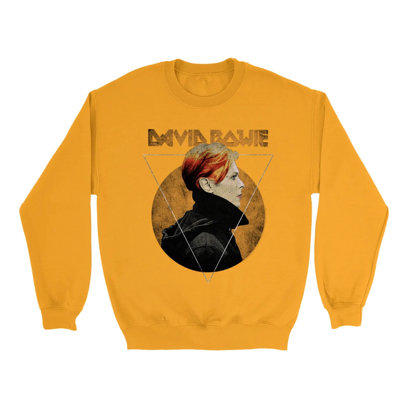 David Bowie Bright Colored Sweatshirt | Low Album Art Design Distressed David Bowie Sweatshirt