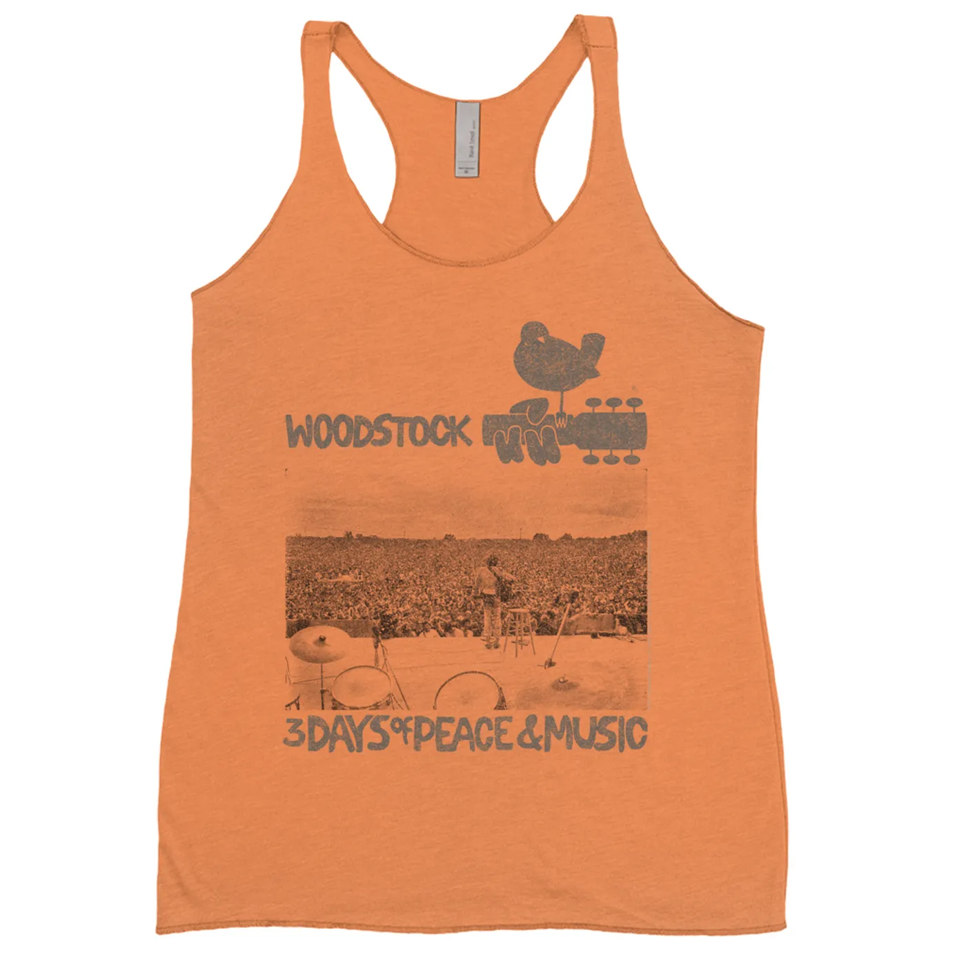 Woodstock Bold Colored Racerback Tank | On Stage At Woodstock Woodstock Shirt