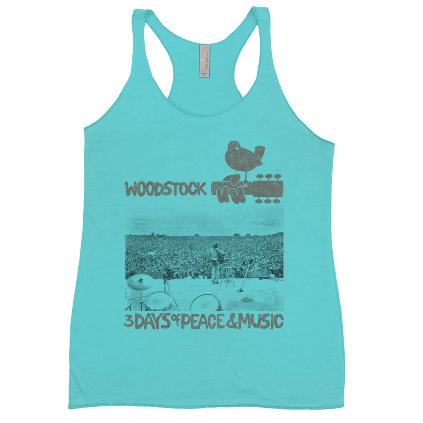 Woodstock Bold Colored Racerback Tank | On Stage At Woodstock Woodstock Shirt