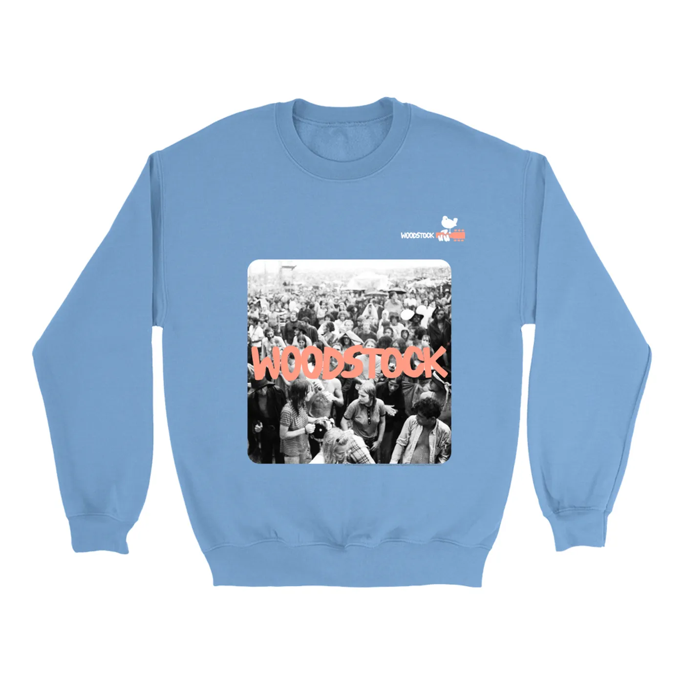 Woodstock Bright Colored Sweatshirt | Festival Concert Photo Woodstock Sweatshirt