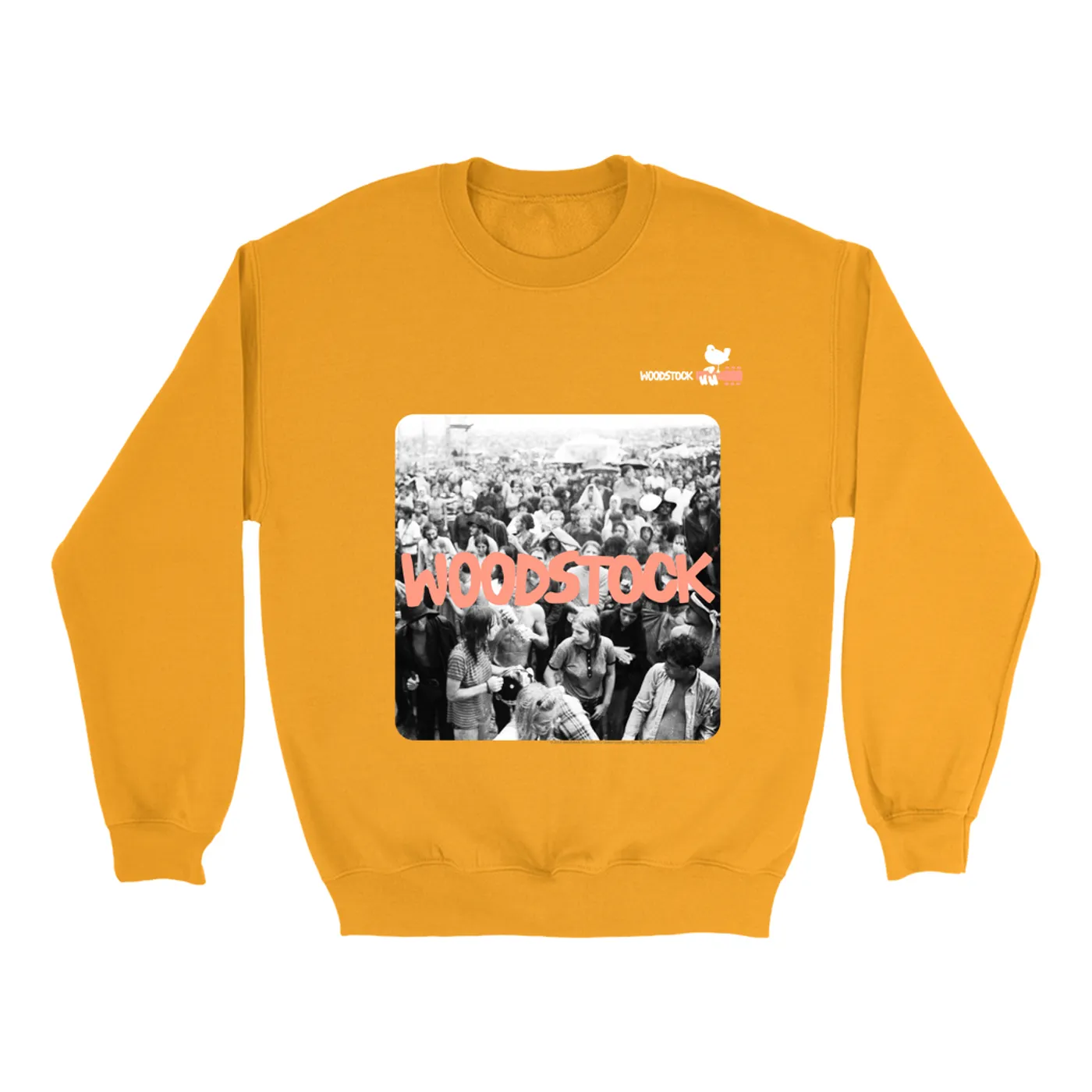 Woodstock Bright Colored Sweatshirt | Festival Concert Photo Woodstock Sweatshirt