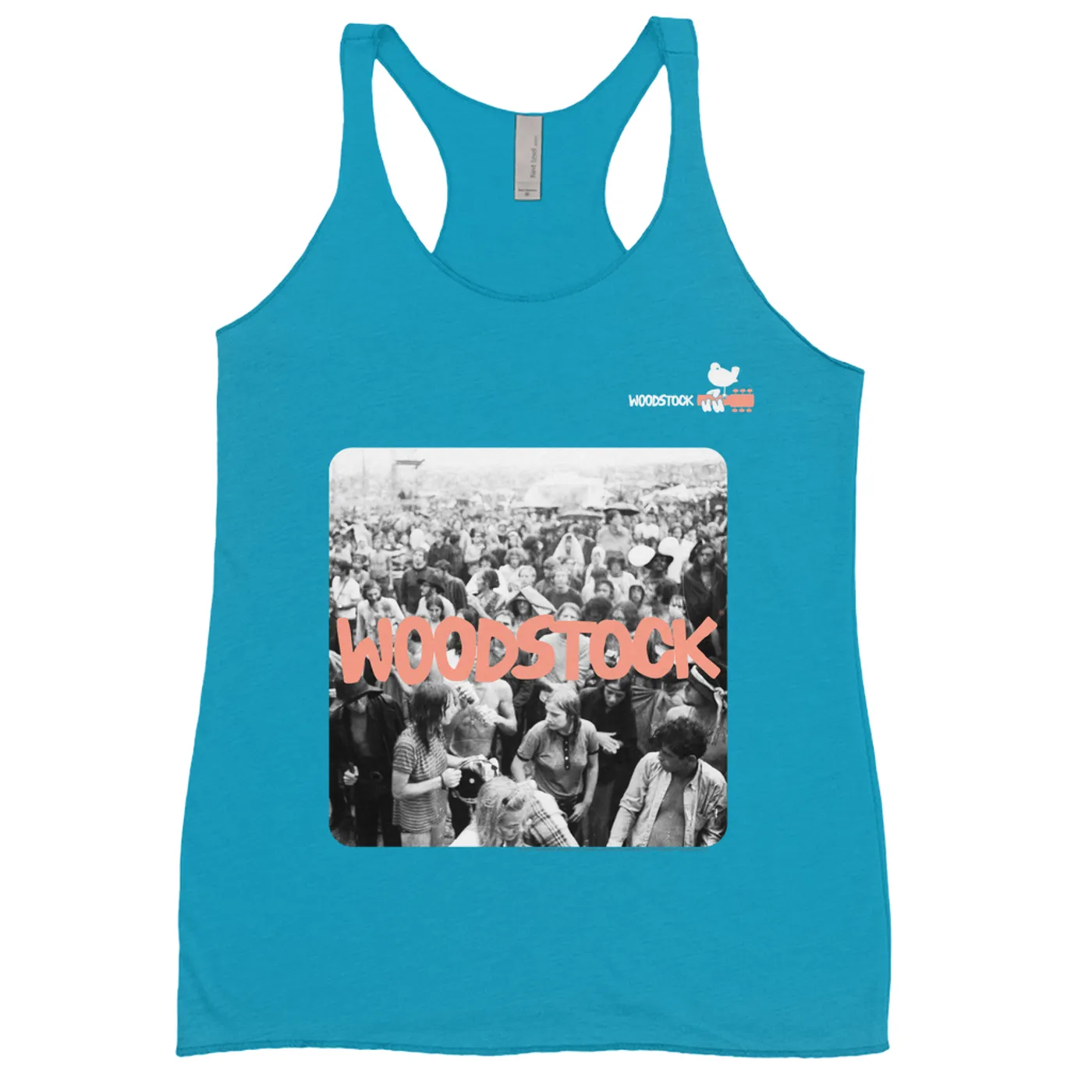 Woodstock Bold Colored Racerback Tank | Festival Concert Photo Woodstock Shirt