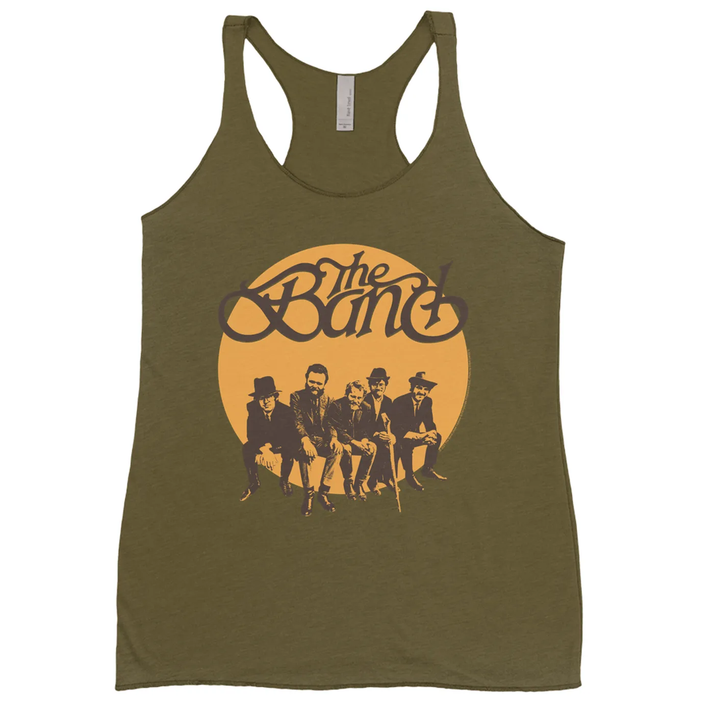 The Band Bold Colored Racerback Tank | Group Photo by Elliott Landy The Band Shirt (Merchbar Exclusive)
