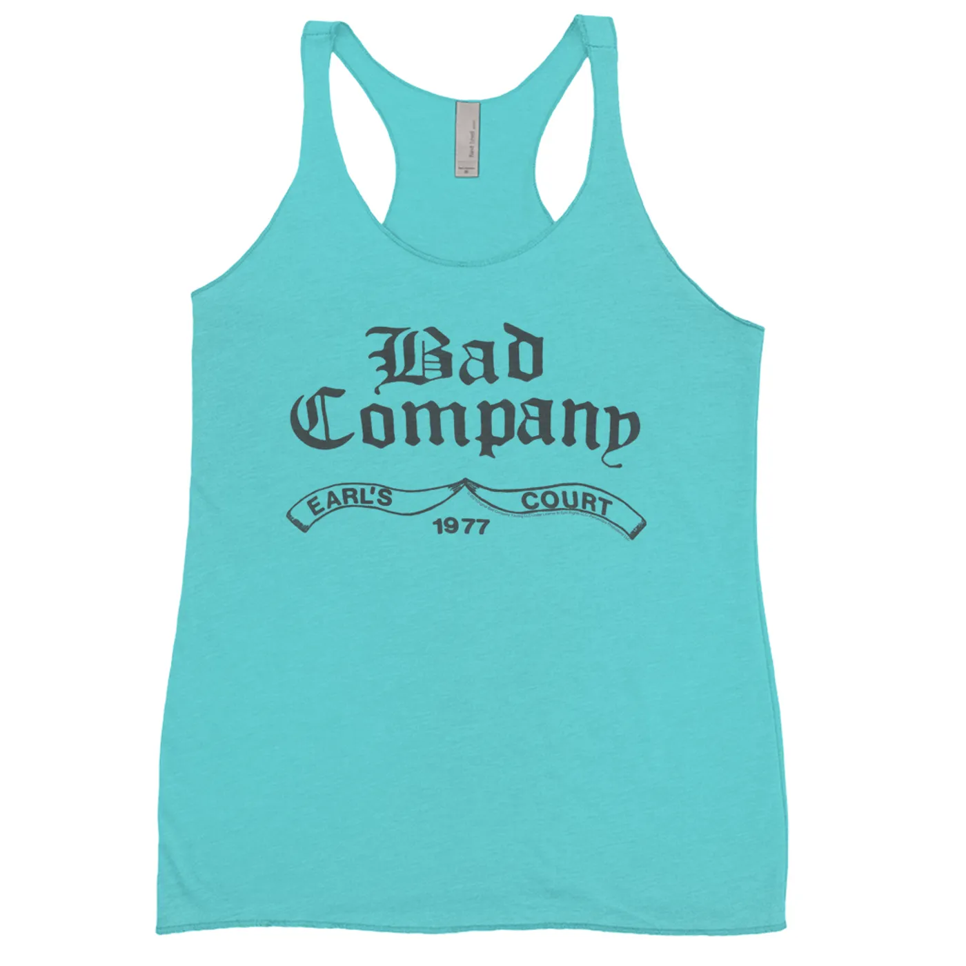 Bad Company Bold Colored Racerback Tank | Earl's Court 1977 Concert Bad Company Shirt