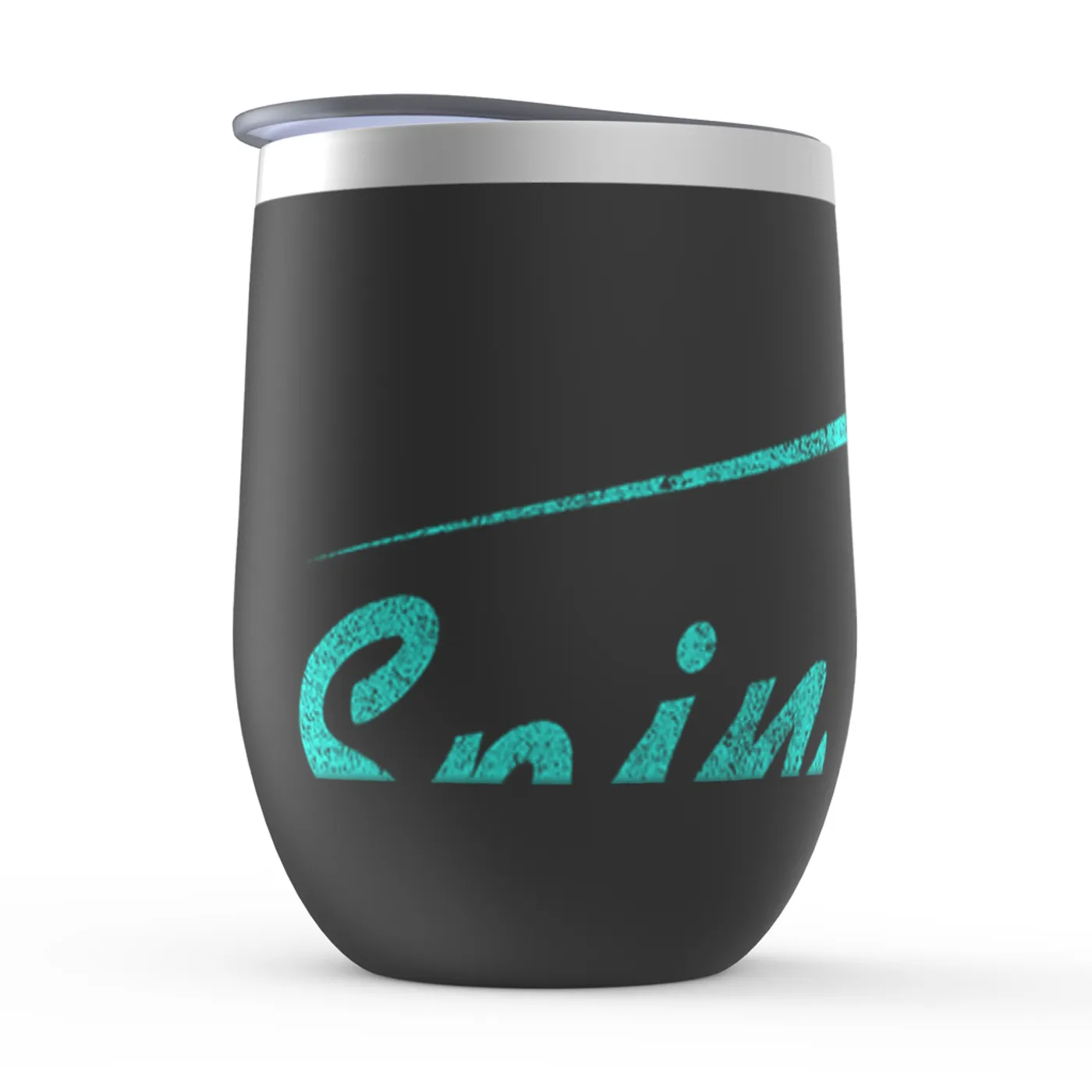 Merchbar Music Life Wine Tumbler | Spin Vinyl Merchbar Music Life Stemless Wine